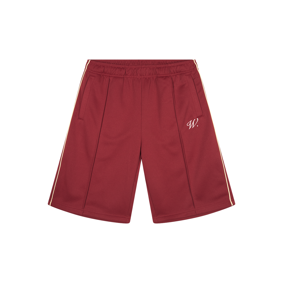 워크 인 파리 시그니처 버건디 조깅 쇼트 루주 - 26SS(Walk In Paris Signature Burgundy Jogging Short Rouge - 26SS)
