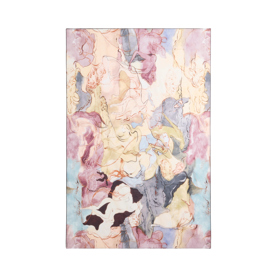 르메르 아쿠아렐 파레오 100x150cm 코튼 멀티컬러(Lemaire Aquarel Pareo 100x150cm in Cotton Multicolor) - 1