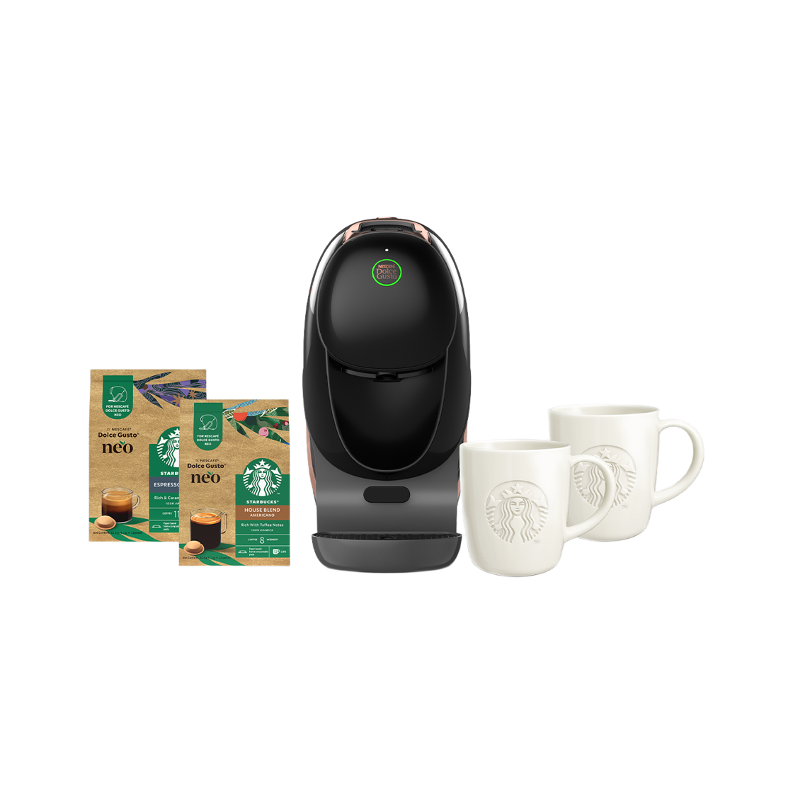 돌체구스토 네오 쉐어 스타벅스 앳홈 패키지 커피머신(DOICE-GUSTO Neo Share Black) - 4
