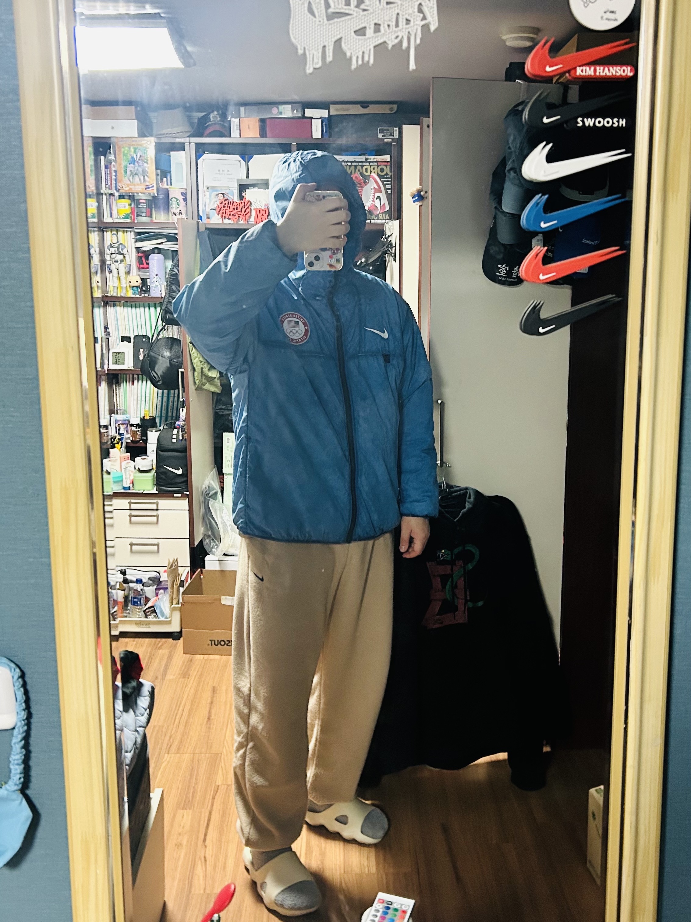 Nike NRG ACG Therma-Fit ADV Rope De Dope Team USA Court Blue - US/EU 착용 스타일