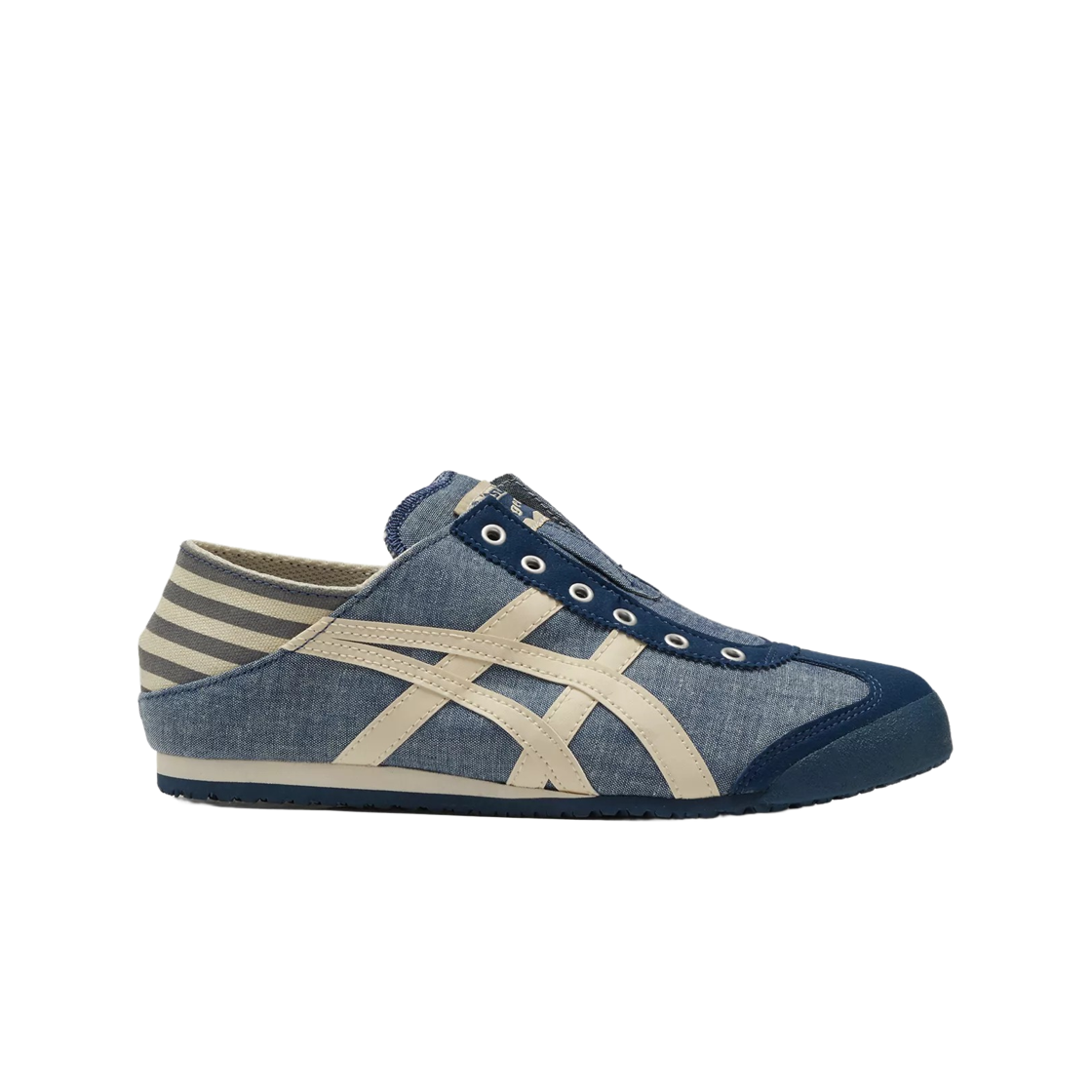 오니츠카 타이거 멕시코 66 파라티 블루 샴브레이 내츄럴(Onitsuka Tiger Mexico 66 Paraty Blue Chambray Natural) - 1