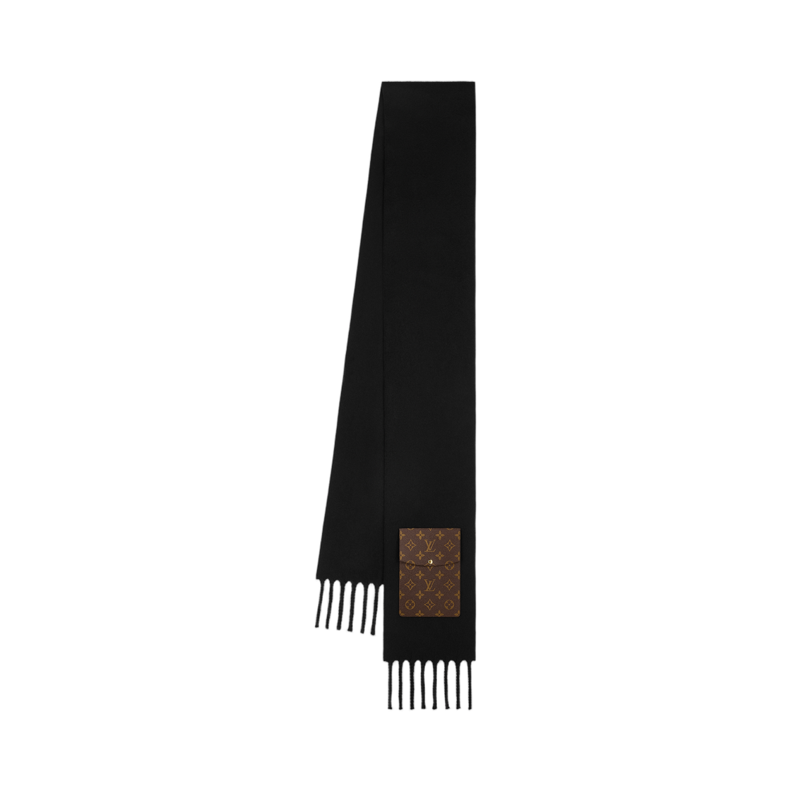M98681 (W) Louis Vuitton LV On My Way Scarf Black