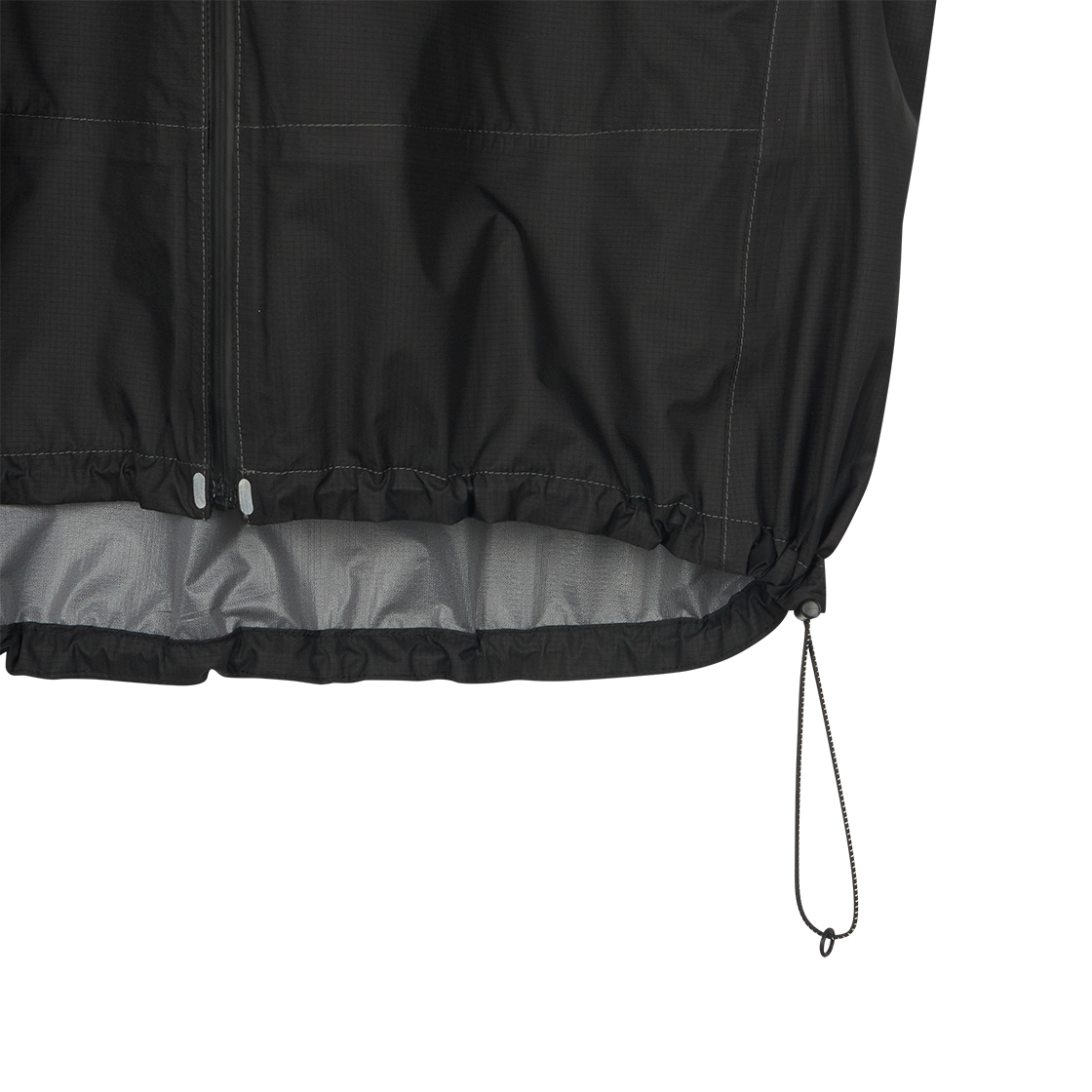 앤드 원더 002 3L UL 레인 재킷 블랙 - 26SS(And Wander 002 3L UL Rain Jacket Black - 26SS) - 6