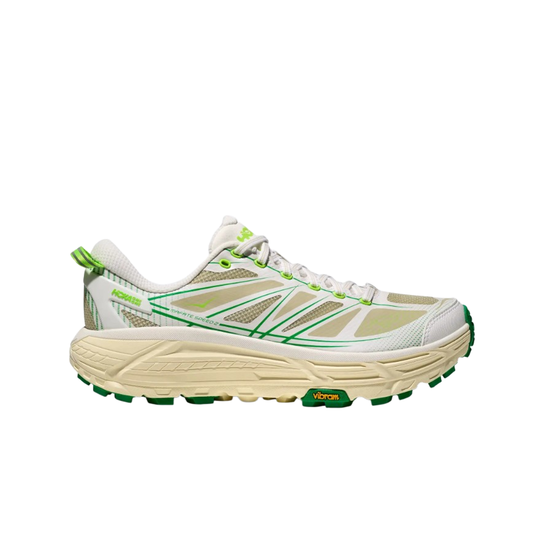 호카 마파테 스피드 2 화이트 프레쉬 컷 그래스(Hoka Mafate Speed 2 White Fresh Cut Grass) - 1