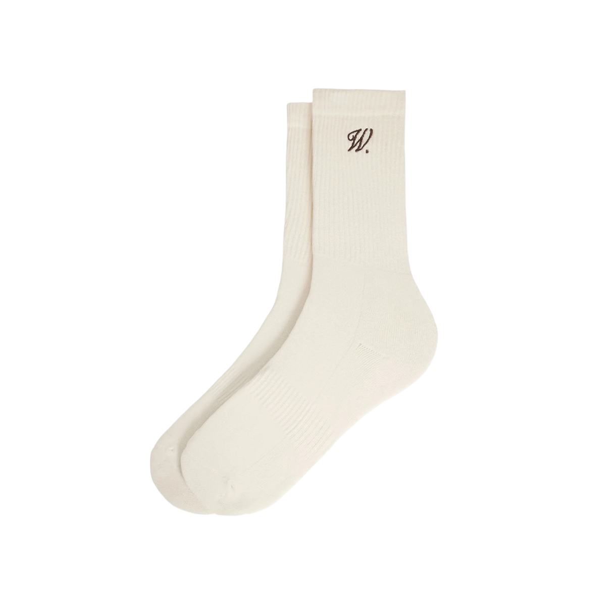 KM6BSS1WP12BG Walk In Paris Beige Crest Socks Beige - 26SS