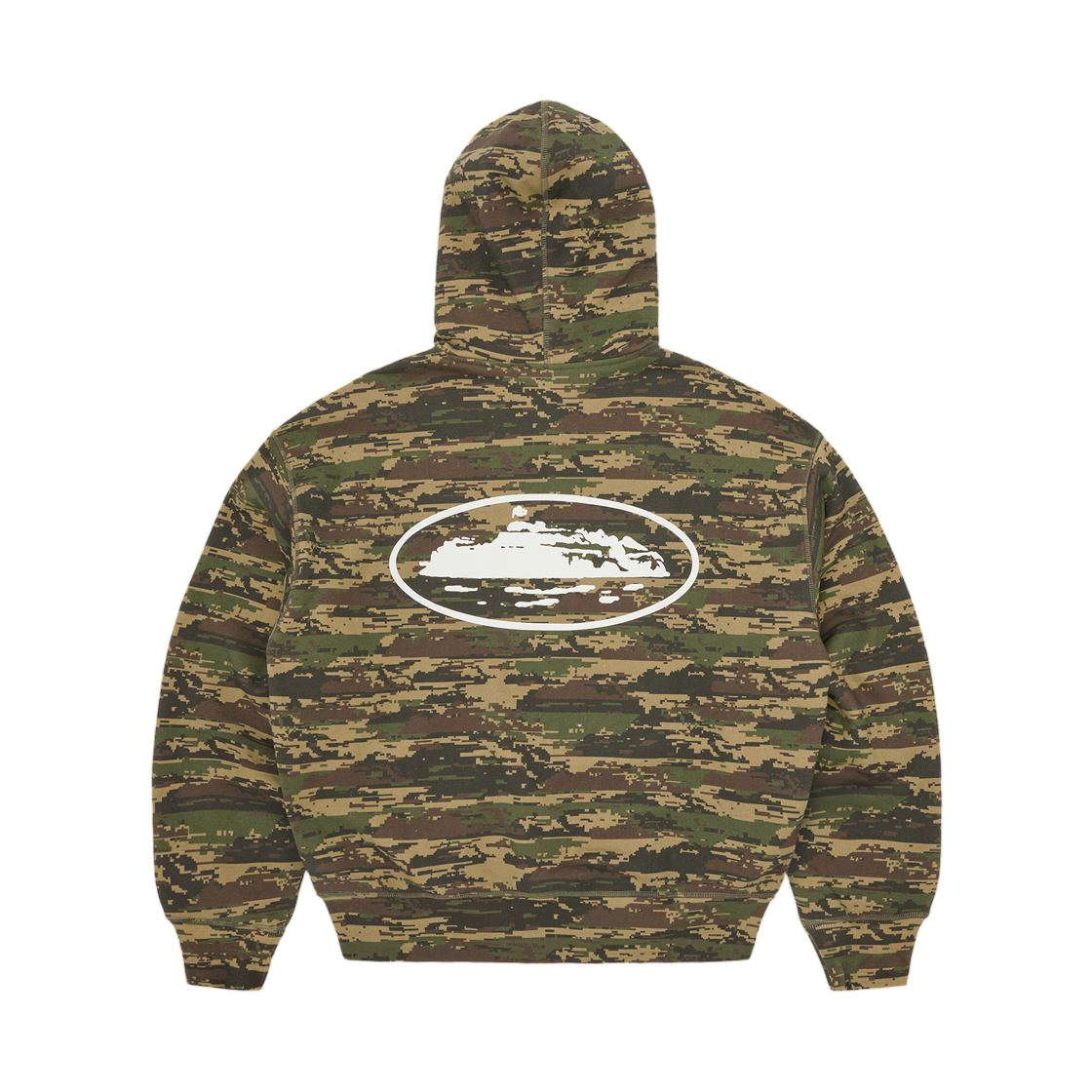 코르테이즈 아일랜드 퍼프 프린트 집 후드 디지 카모(Corteiz Island Puff Print Zip Hoodie Digi Camo) - 2