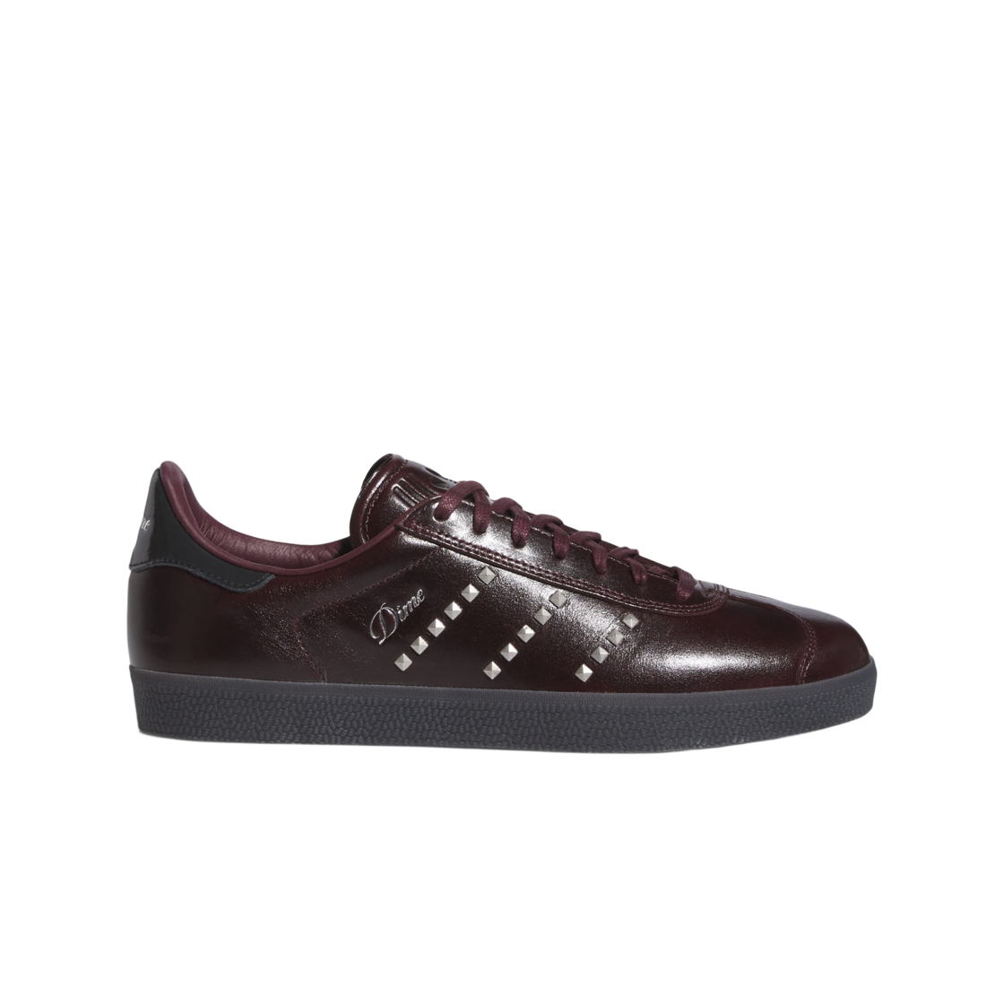 IG2046 Adidas x Dime Gazelle ADV Maroon Silver Metallic