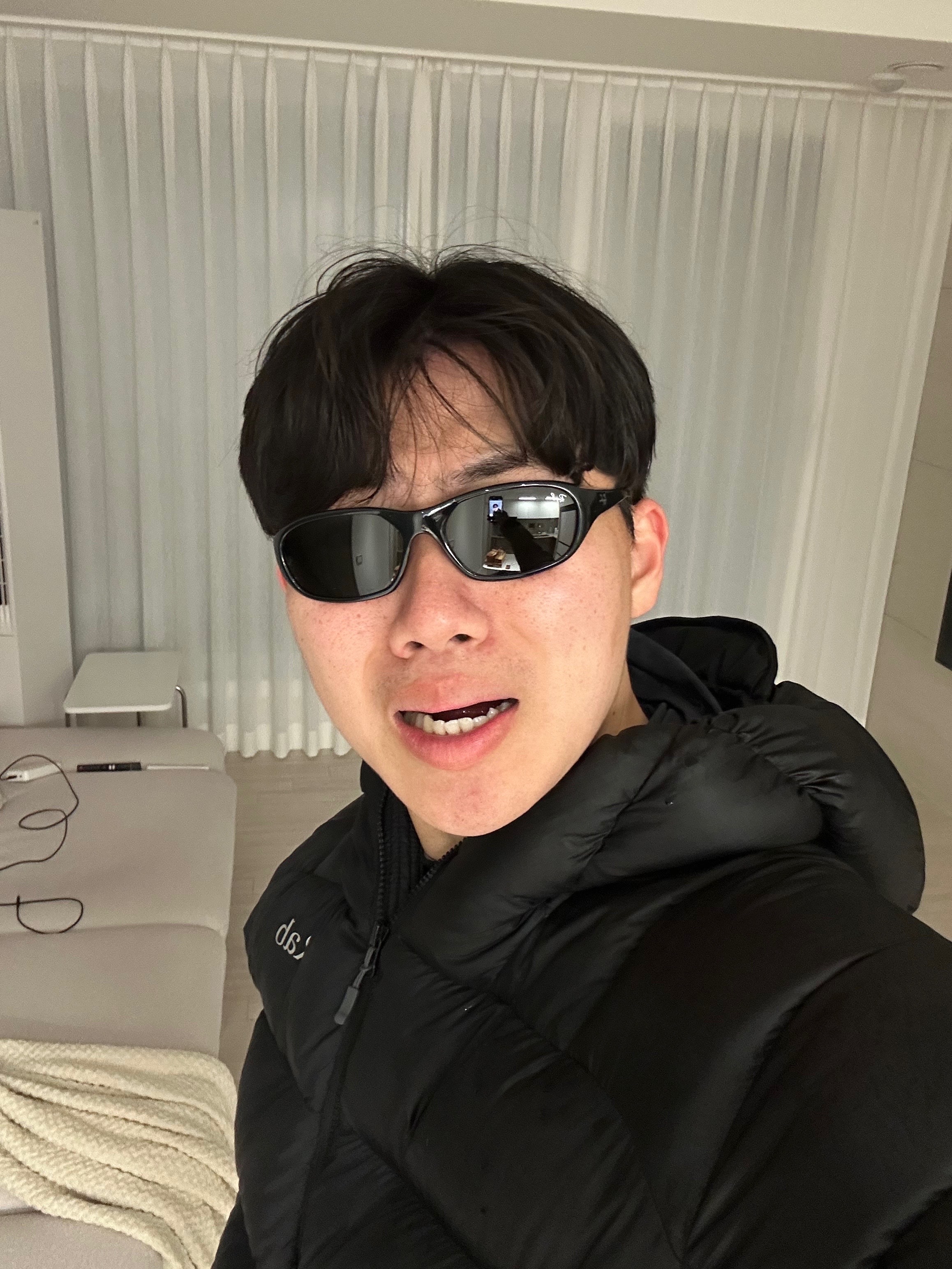 Ray-Ban DADDY-O II Polished Black Frame Green Classic G-15 Lenses 착용 스타일