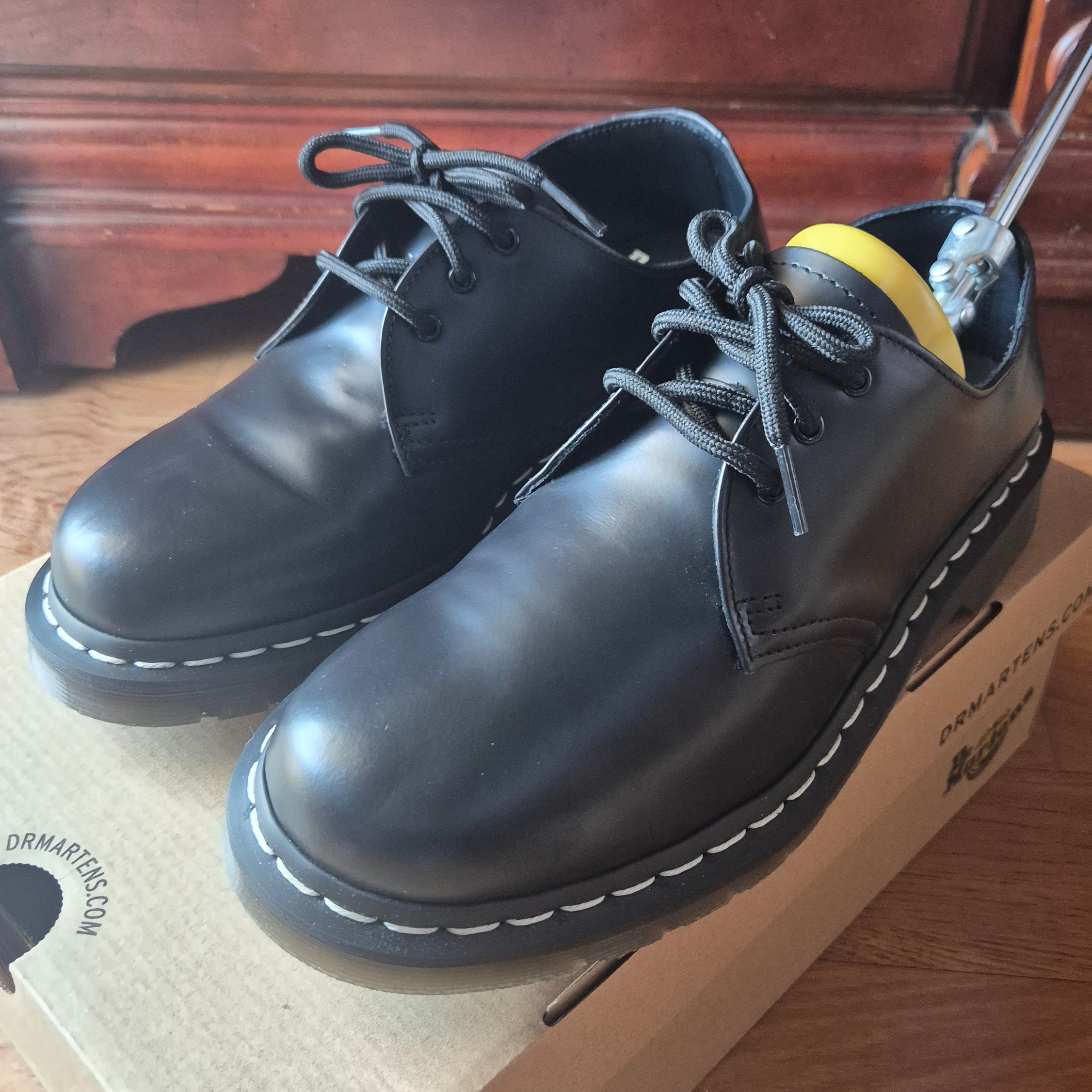 Dr. Martens 1461 WS Black Smooth 착용 스타일