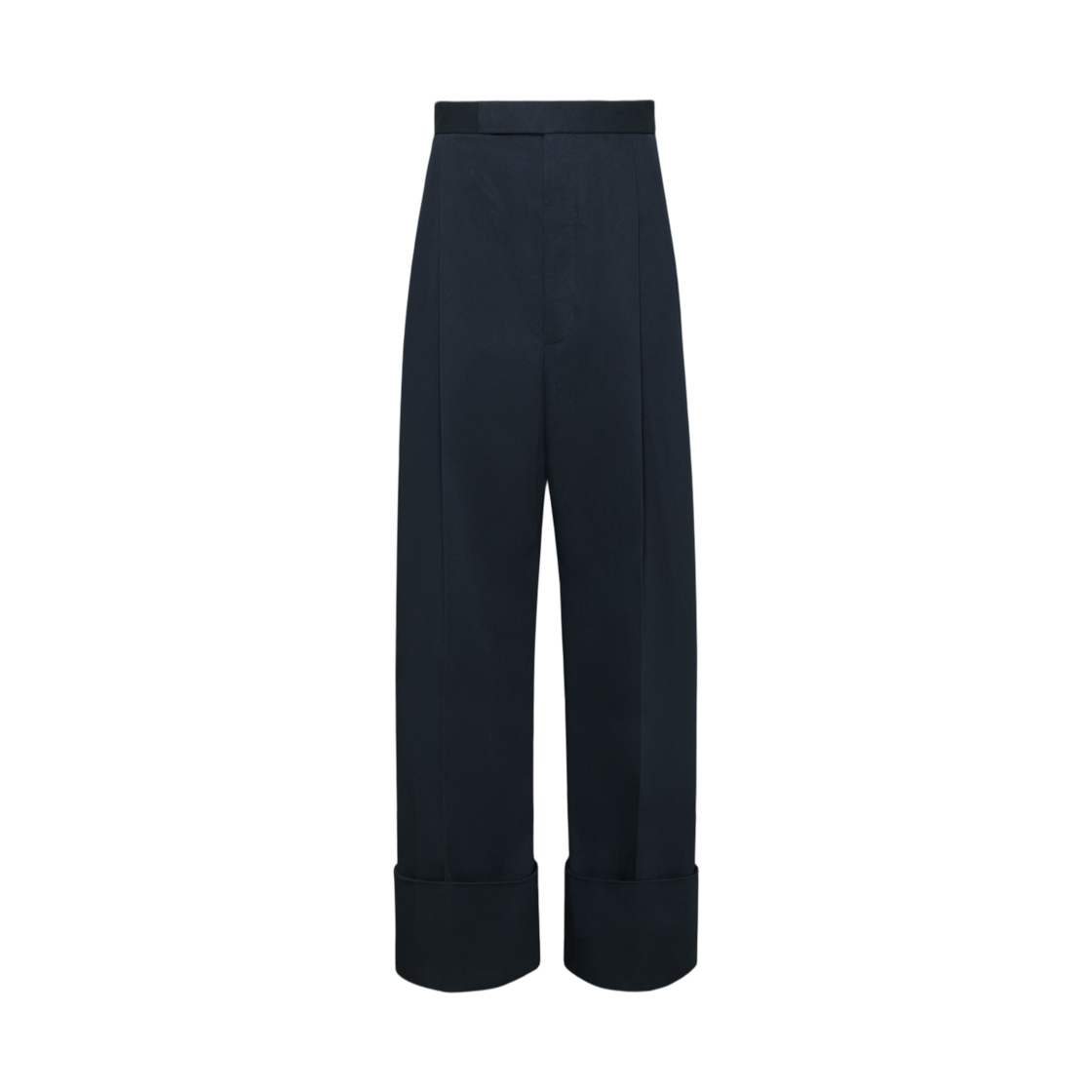 톰브라운 코튼 개버딘 더블 플리츠 트라우저 네이비(Thom Browne Cotton Gabardine Double Pleat Trouser Navy)