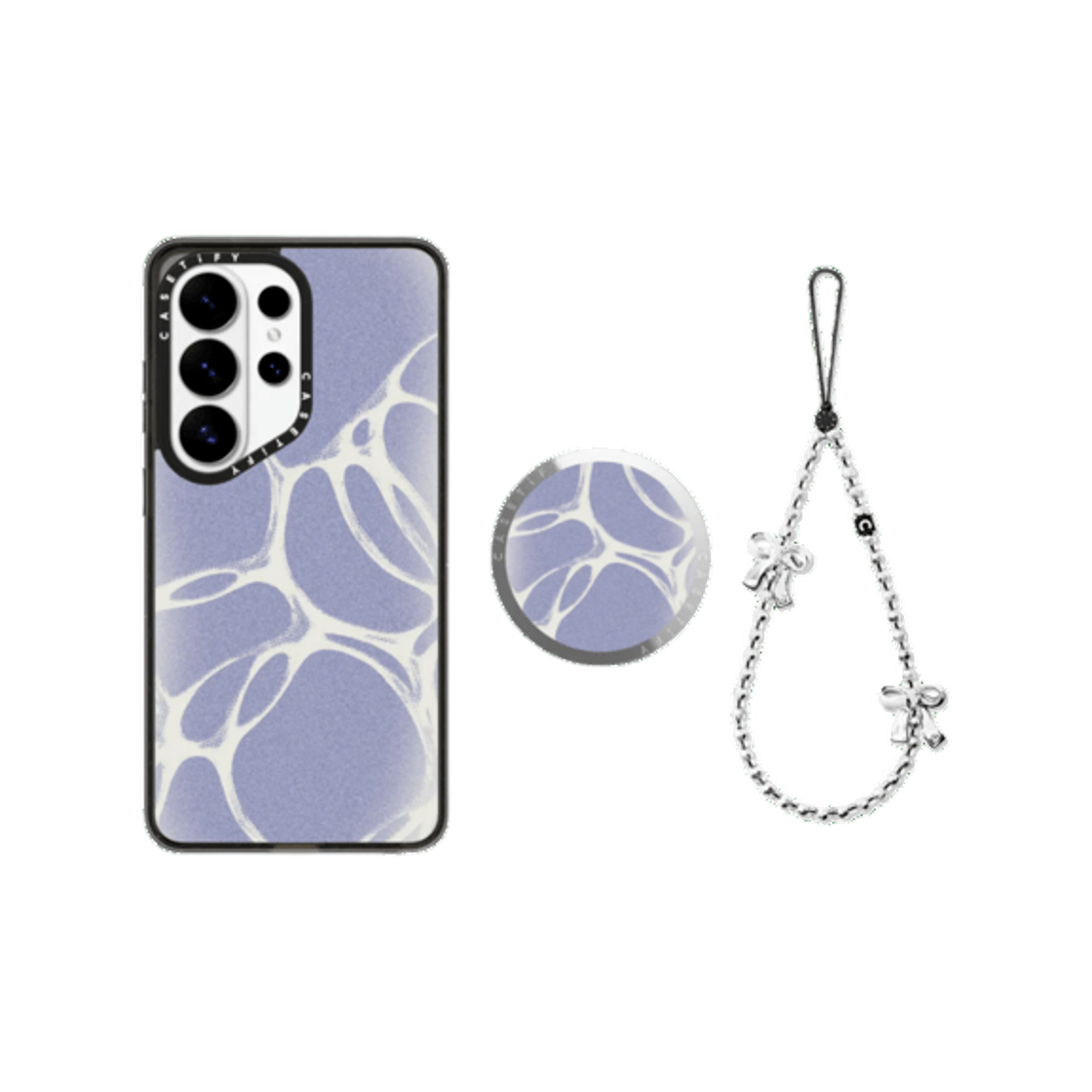 케이스티파이 x 아일릿 원희 풀 룩 트리오 루시드 라벤더 (3개 세트)(Casetify x Illit Wonhee Full Look Trio Lucid Lavender (Set of 3)) - 1