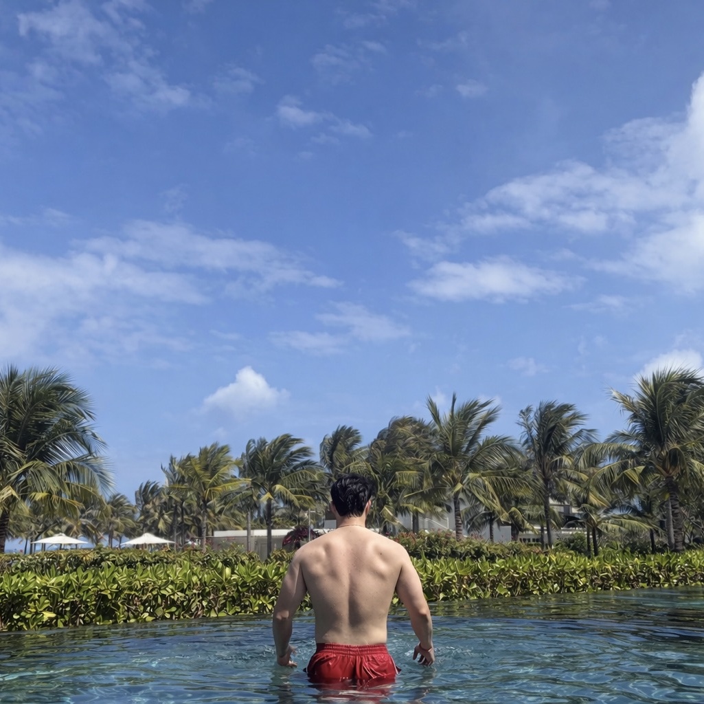 Adidas Originals Adicolor 3-Stripes Swim Shorts Better Scarlet - US Sizing 착용 스타일