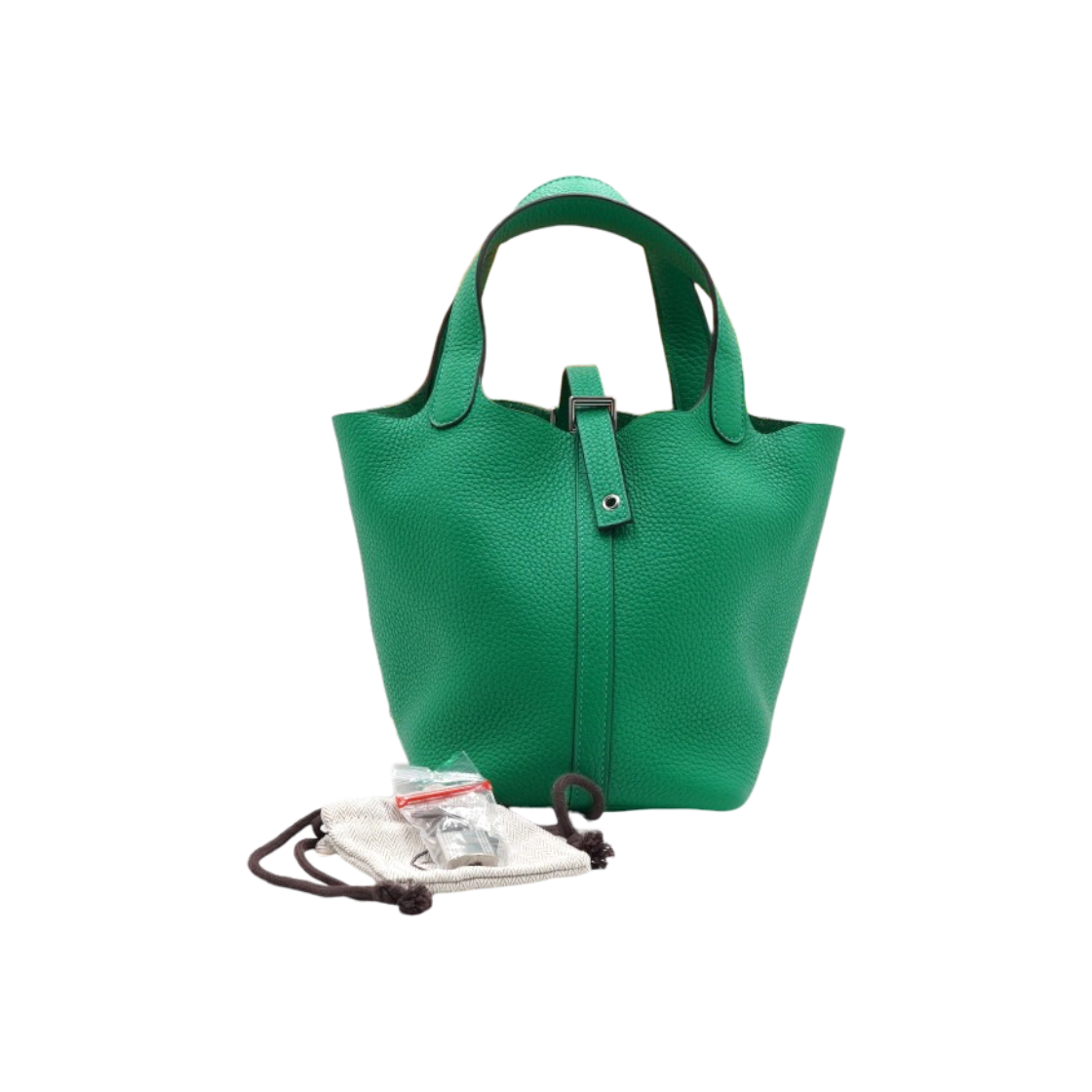 에르메스 H056289CK6W 민트 토리옹 끌레망스 은장 락 피코탄18 토트백aa61450(Hermes H056289CK6W Menthe Togo Clemence Picotin 18 Tote Bag with Silver Hardware)