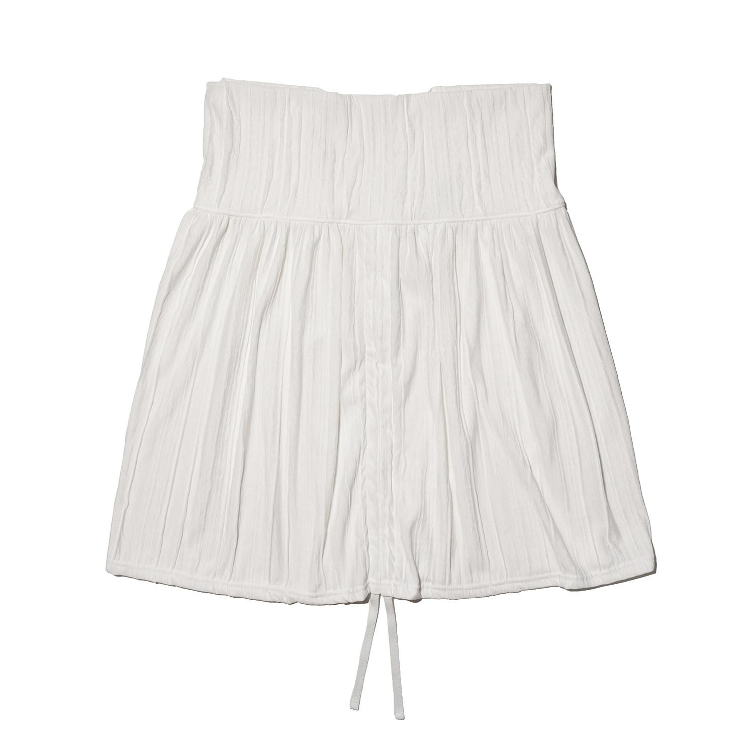 테레루 롱 레이어드 스커트 화이트(TERERU Long Layered Skirt White)