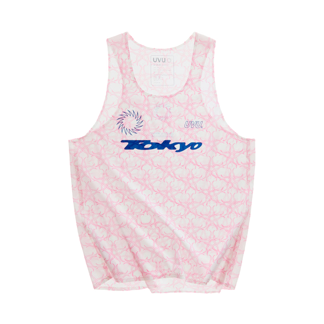UVU 도쿄 '26 레이싱 베스트 화이트 핑크(UVU Tokyo '26 Racing Vest White Pink)