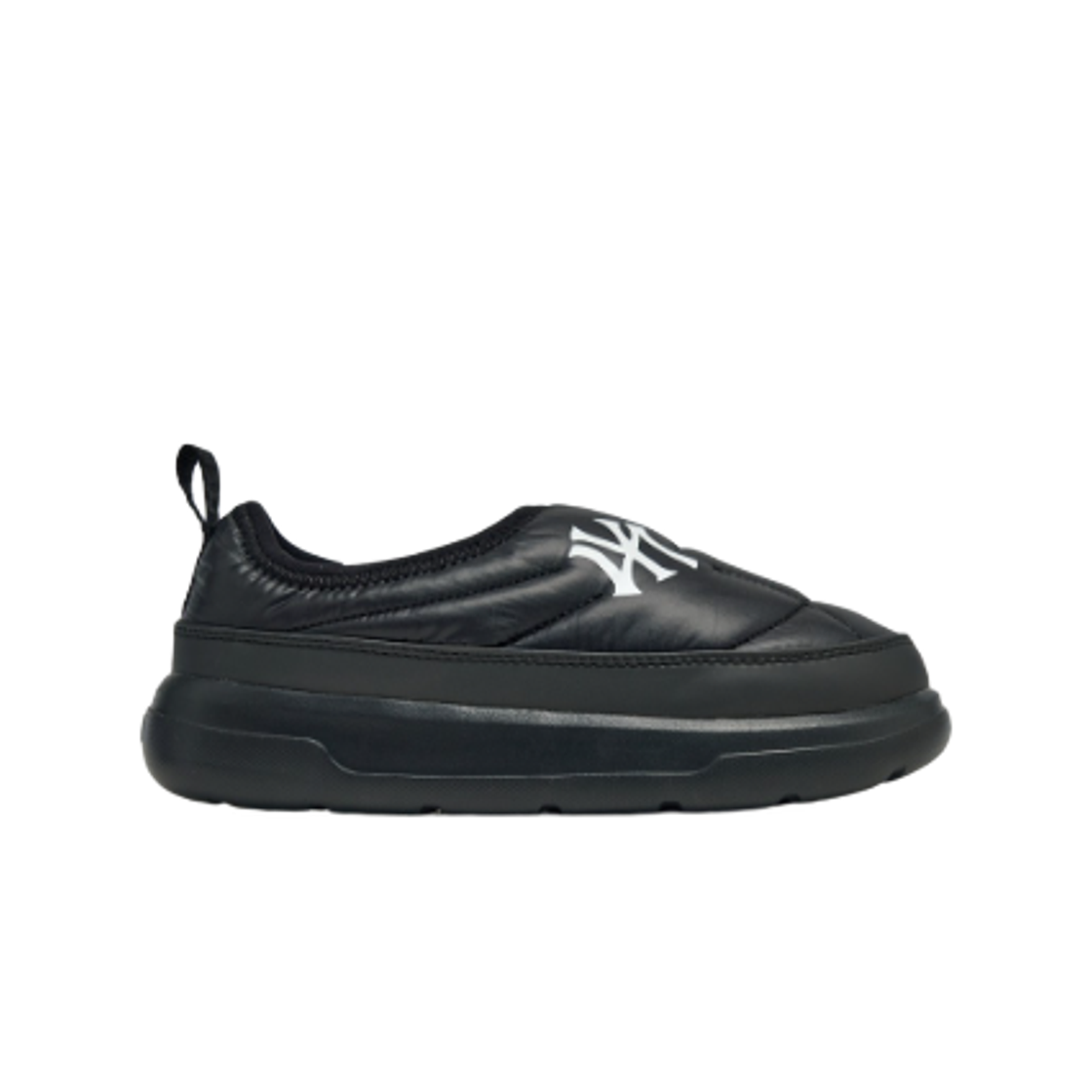 3AWBCP156-50BKS MLB Curve Padding Slip-On New York Yankees Black