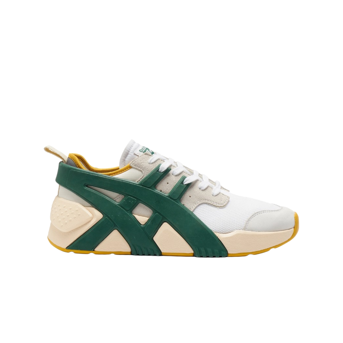1183A795-102 Onitsuka Tiger Big Logo Trainer 2.0 White Pine Green