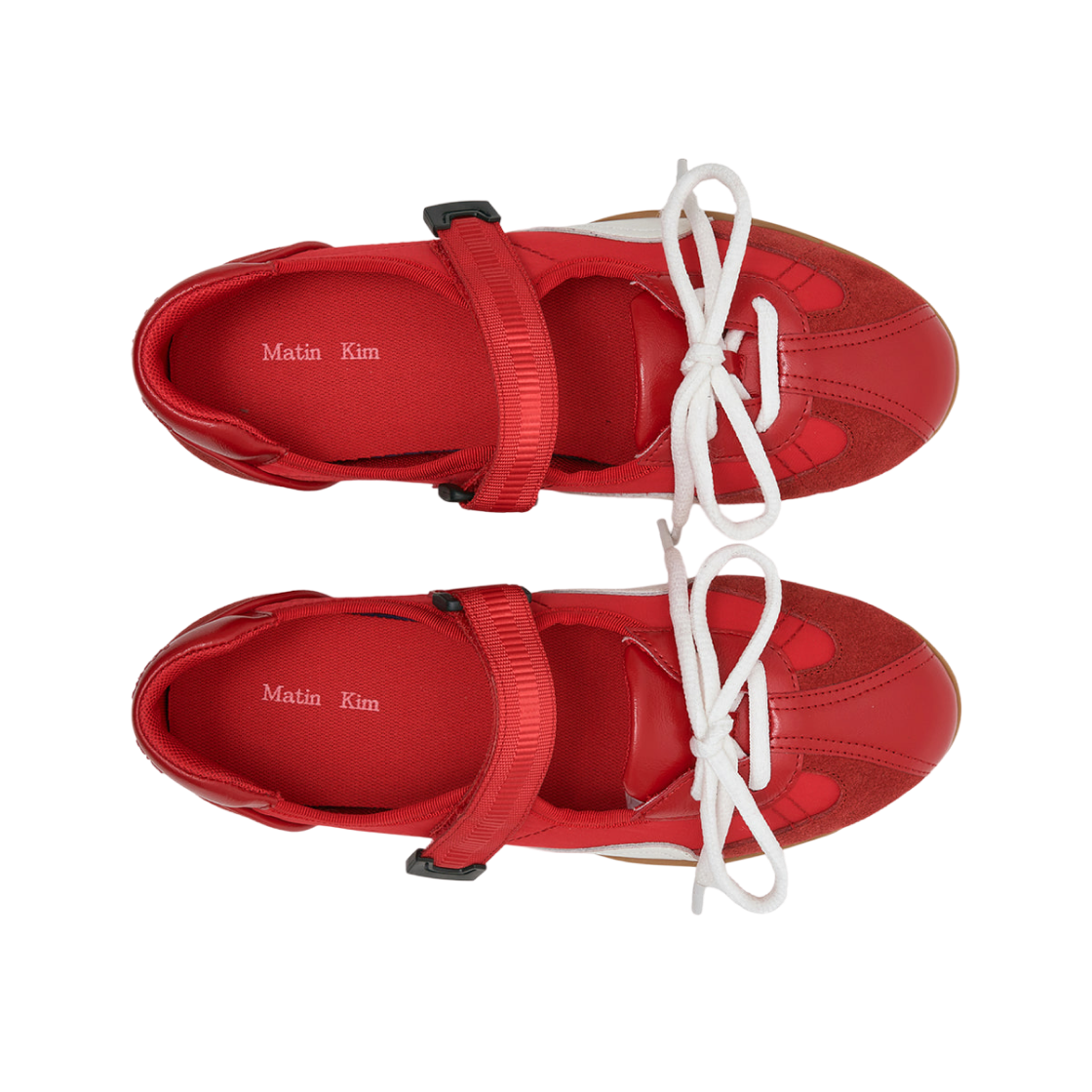 (W) 마뗑킴 스포티 메리제인 스니커즈 레드((W) Matin Kim Sporty Maryjane Sneakers In Red) - 2