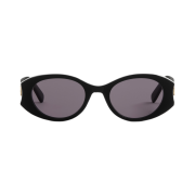 (W) Diorglow B3I Butterfly Sunglasses Shiny Black