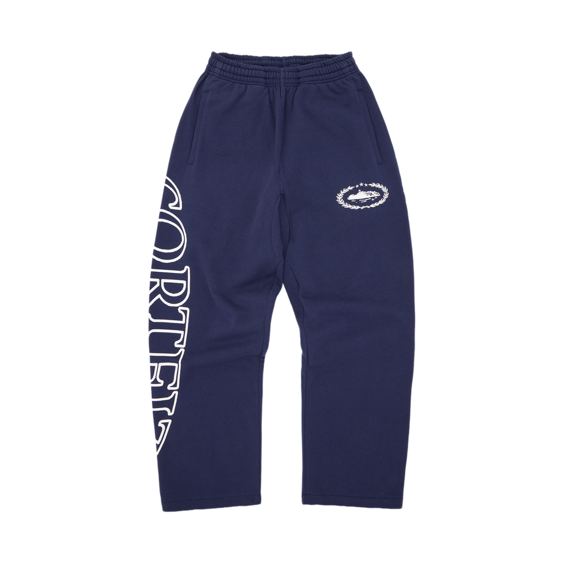 코르테이즈 슈페리어 로얄 오픈 헴 팬츠 네이비(Corteiz Superior Royale Open Hem Pant Navy)