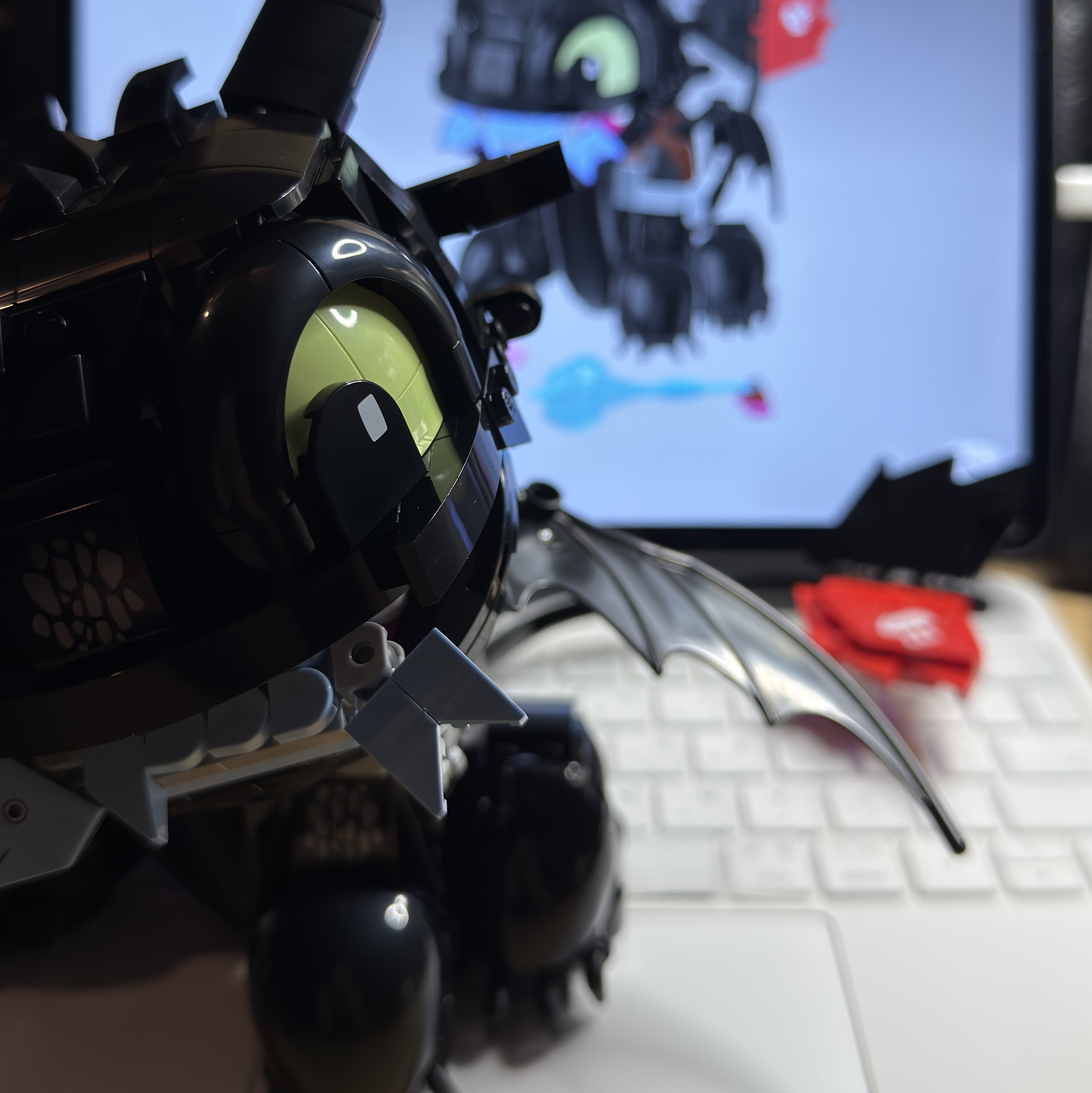 Lego How to Train Your Dragon Toothless 착용 스타일 - 3
