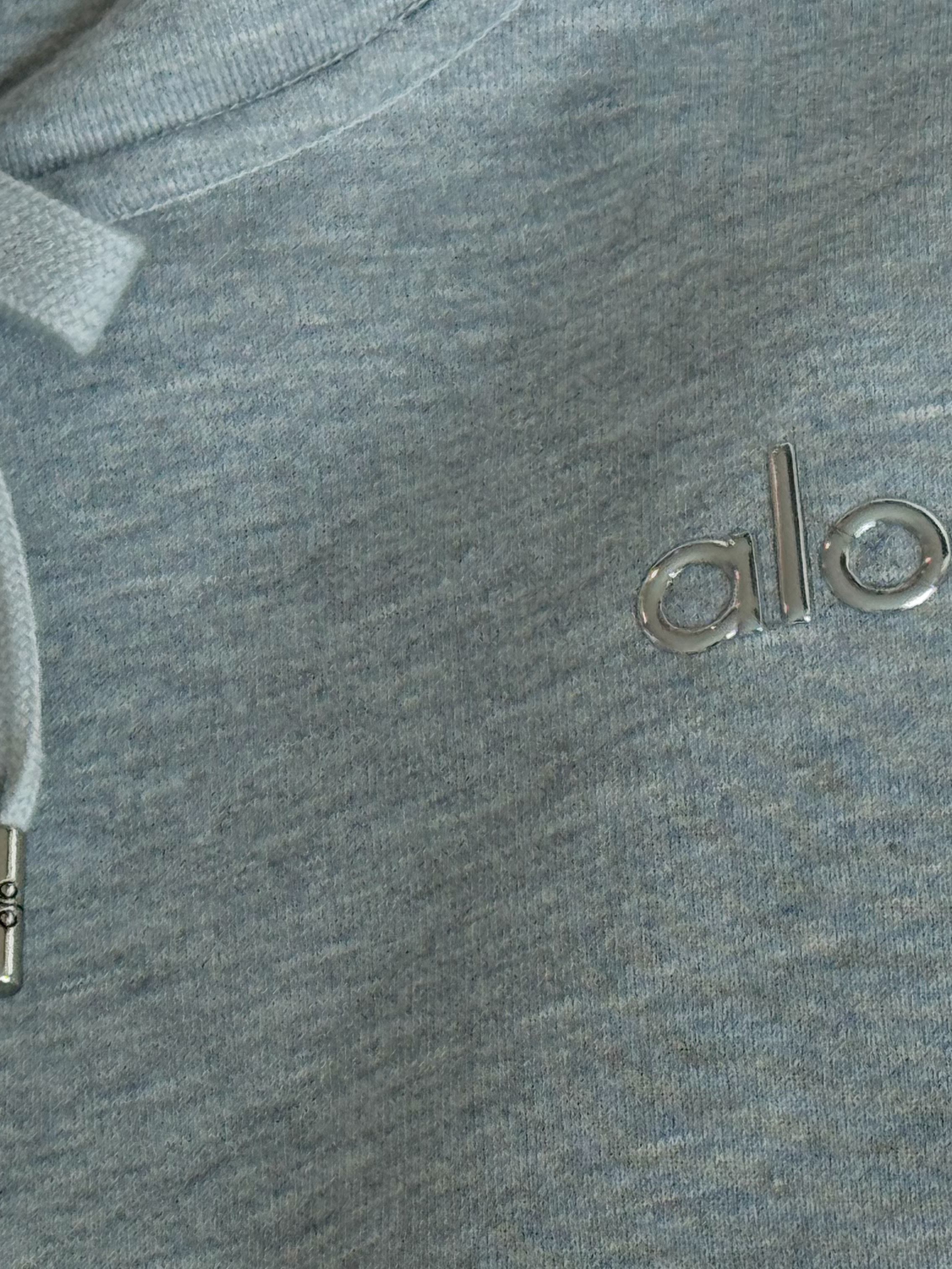 (W) Alo Yoga Accolade Hoodie Athletic Heather Grey, (W) Alo Yoga Accolade Straight Leg Sweatpants Athletic Heather Grey ์ฐฉ์ฉ ์คํ์ผ - 4