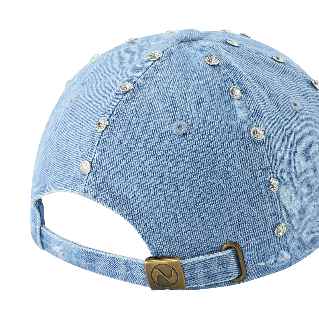 디스커버드 데님 스터드 데미지 캡 인디고 - 26SS(DISCOVERED Denim Stud's Damage Cap Indigo - 26SS) - 4