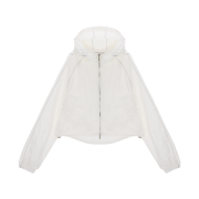 (W) Matin Kim Matin Crop Hoody Coating Jumper In White