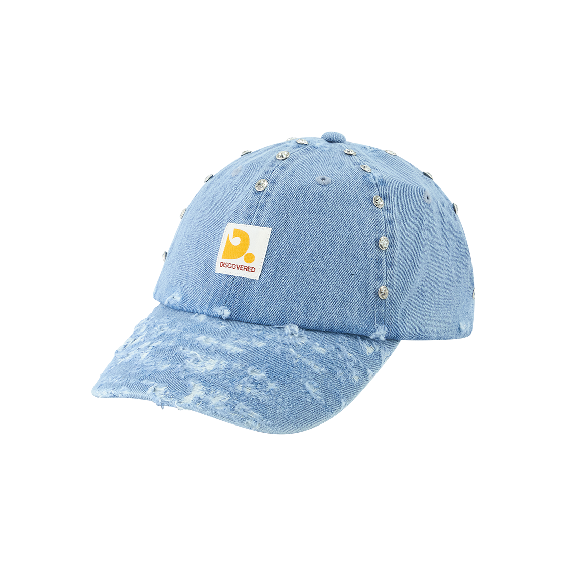 디스커버드 데님 스터드 데미지 캡 인디고 - 26SS(DISCOVERED Denim Stud's Damage Cap Indigo - 26SS) - 2