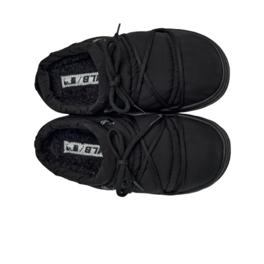 MLB 플러쉬 패딩 뮬 레이스 뉴욕 양키스 블랙(MLB Plush Padding Mules Race New York Yankees Black) - 2