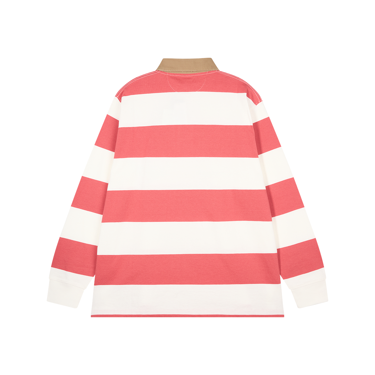 [10%적립] 폴로 랄프 로렌 클래식 핏 카키 칼라 럭비 셔츠 레드 스카이 트로피 크림 - 26SS([10%적립] Polo Ralph Lauren Classic Fit Khaki Collar Rugby Shirt Red Sky Trophy Cream - 26SS) - 2