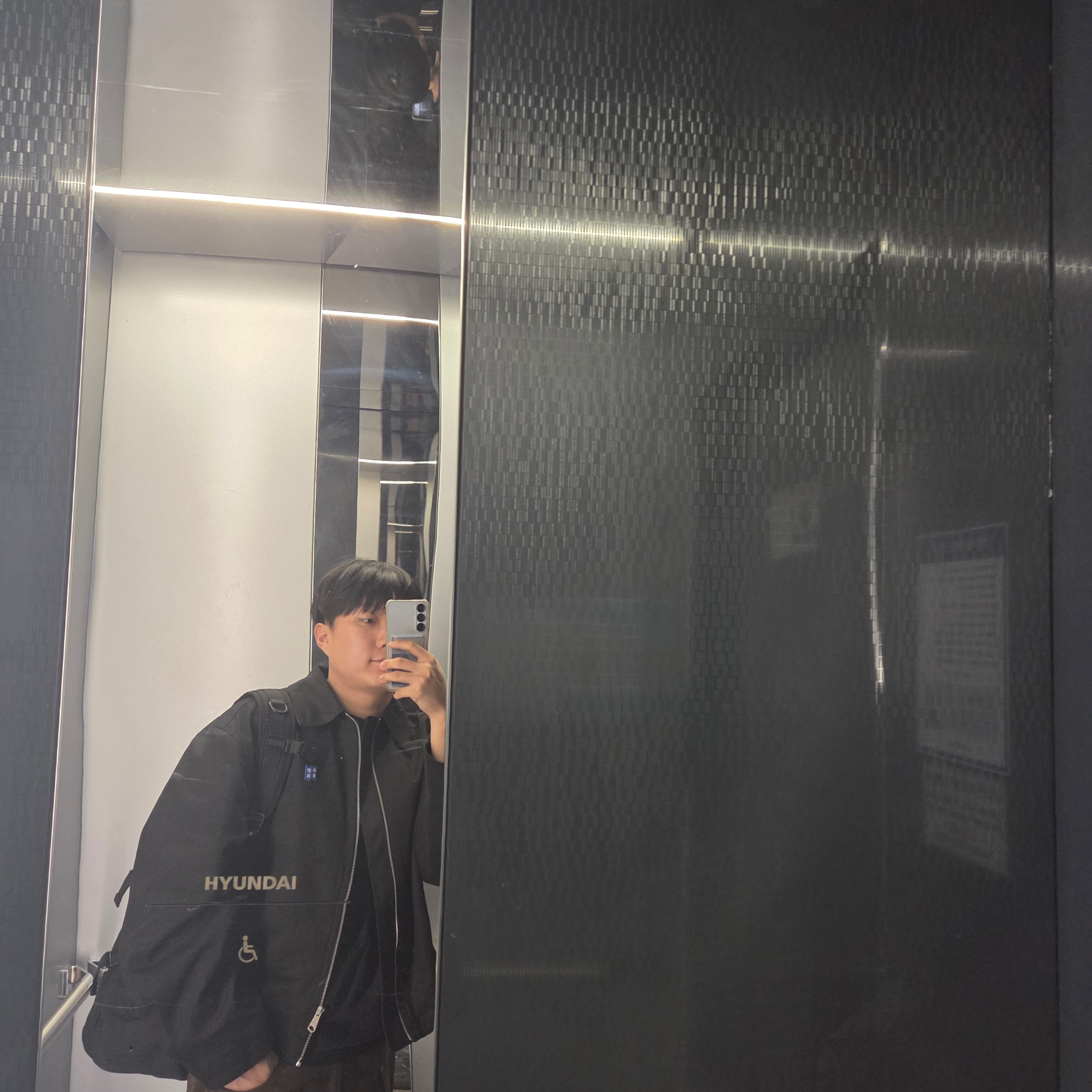 Ader Error Sig; TRS Tag Jacket 01 Noir 착용 스타일 - 1