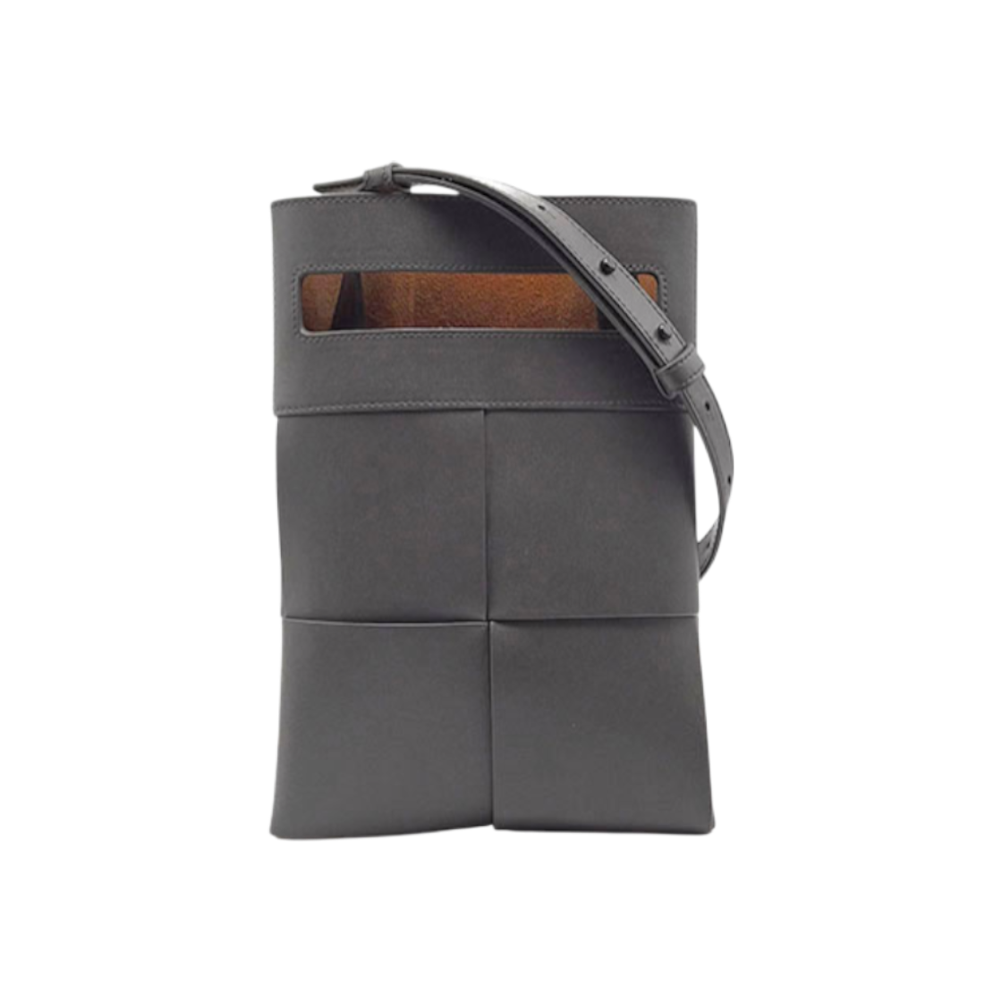 ITGAIS2EPUTK Bottega Veneta Maxi Woven Crossbody Bag L659407