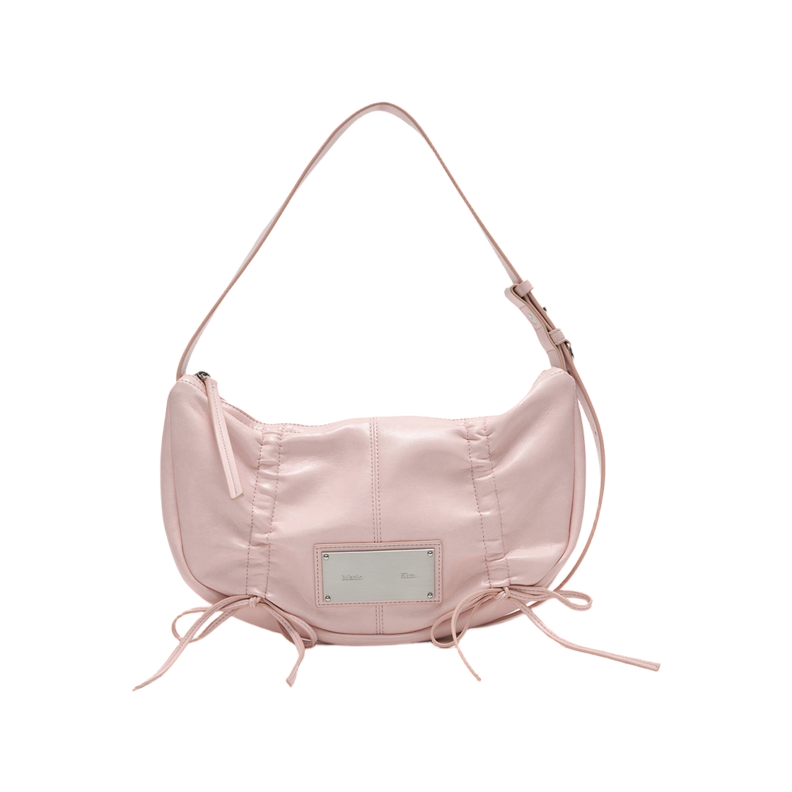 MK2600BG002VLP Matin Kim Half Shirring Ribbon Round Bag In Light Pink