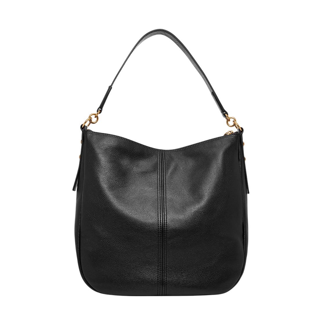 [20% 쿠폰] 파슬 졸리 레더 호보백 블랙([20% 쿠폰] Fossil Jolie Leather Hobo Bag Black)