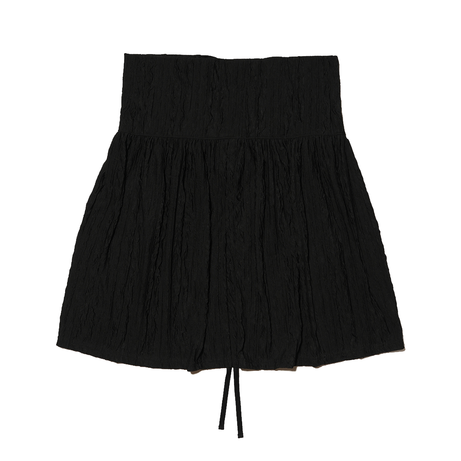 테레루 롱 레이어드 스커트 블랙(TERERU Long Layered Skirt Black) - 1