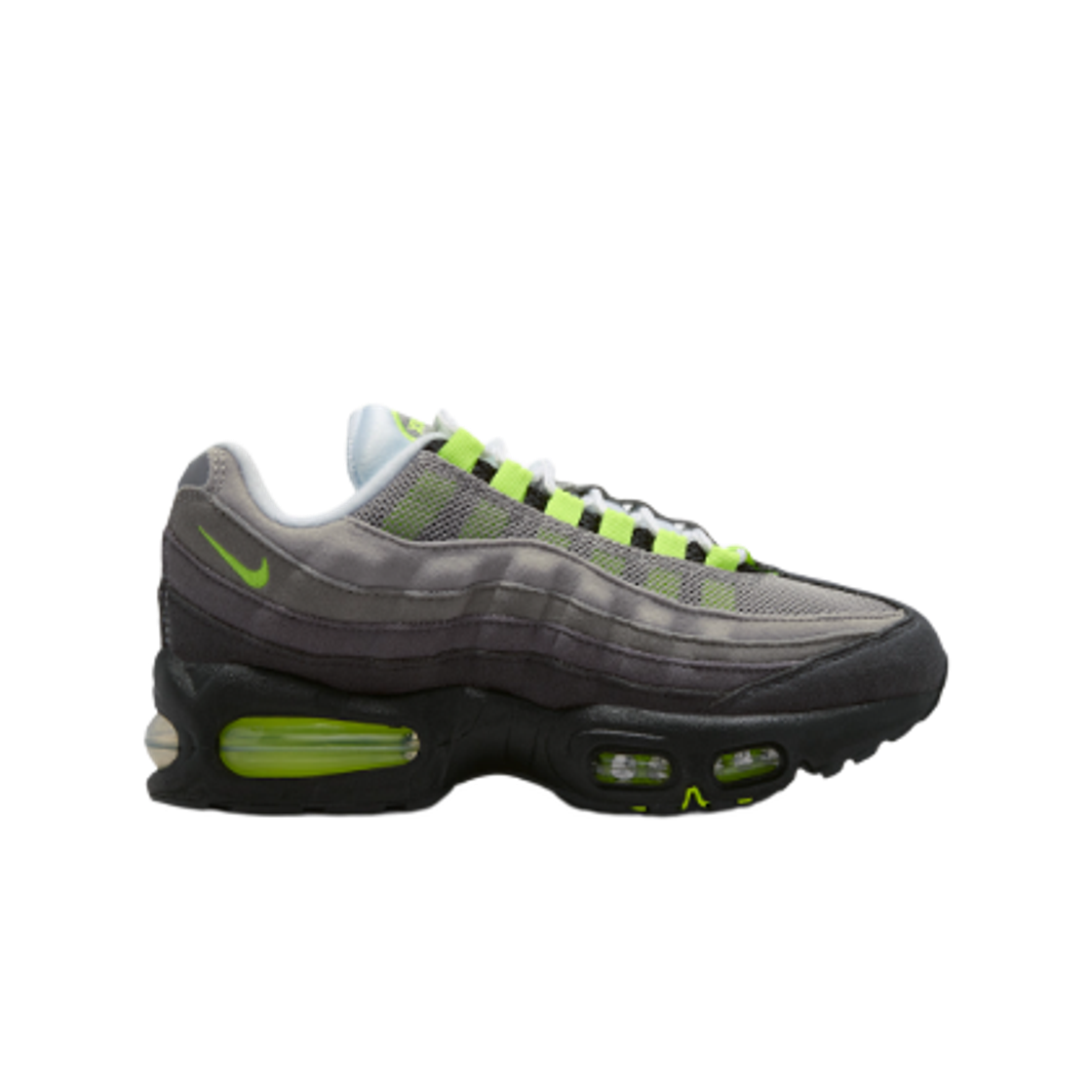 (GS) 나이키 에어맥스 95 빅 버블 블랙 앤트러사이트((GS) Nike Air Max 95 Big Bubble Black Anthracite)