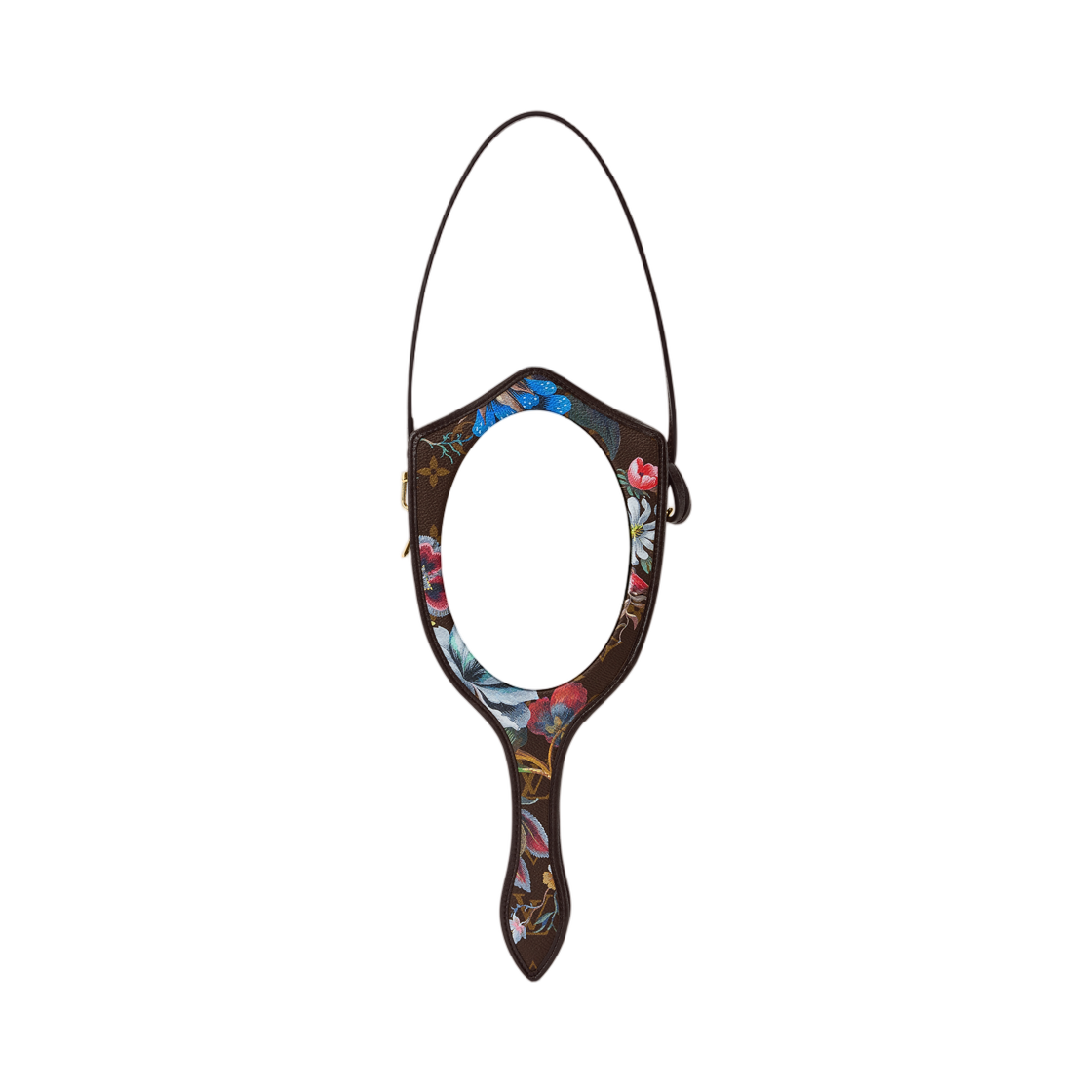 (W) 루이비통 LV 미러 모노그램 코티드 캔버스((W) Louis Vuitton LV Mirror Monogram Coated Canvas)