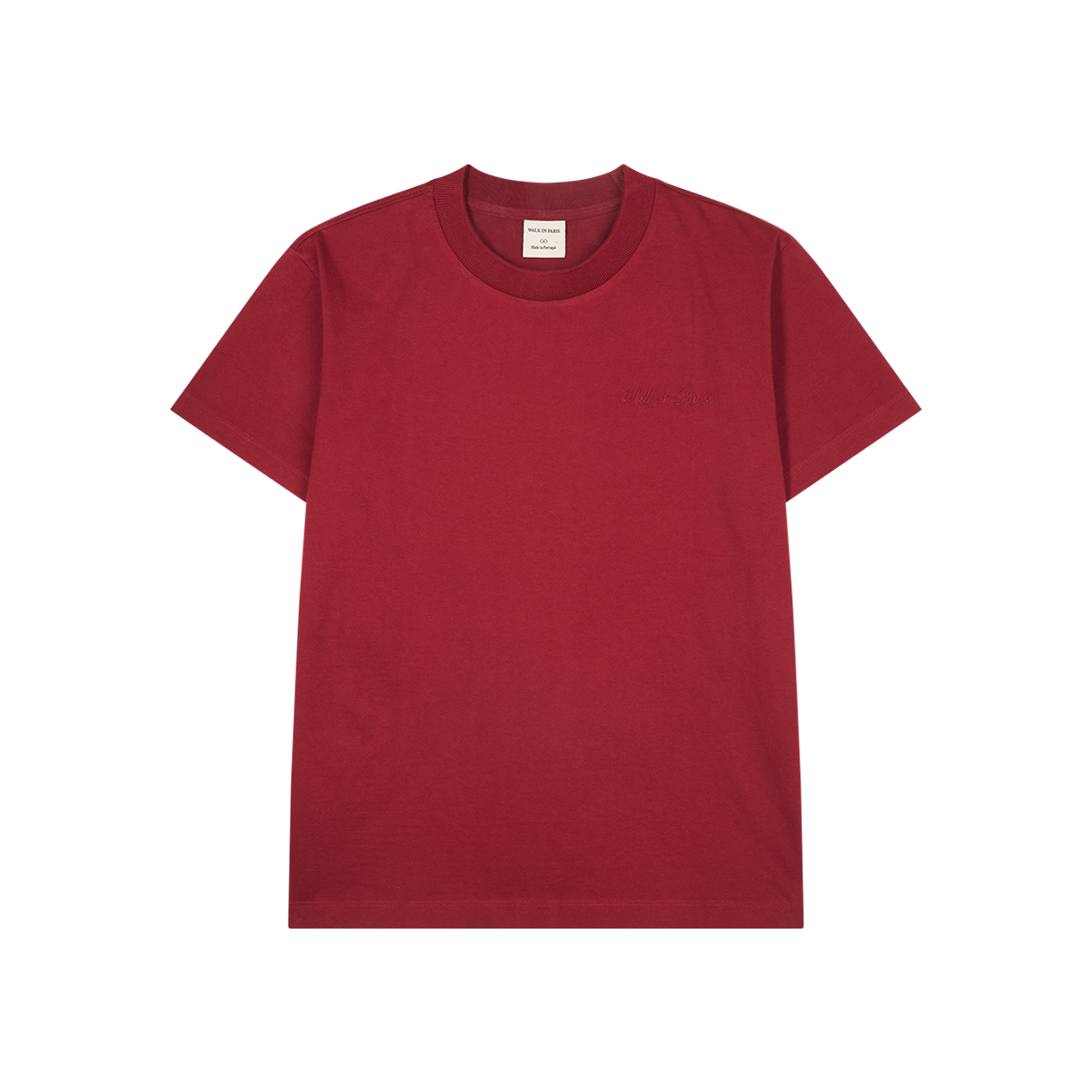 워크 인 파리 오디세 버건디 티셔츠 루주 - 26SS(Walk In Paris Odyssée Burgundy T-Shirt Rouge - 26SS)