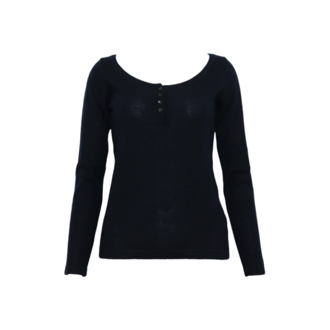 ITJ4HG2M8UM7 LORO PIANA MAA3435 Navy 100% Cashmere Women's Knit Sweater