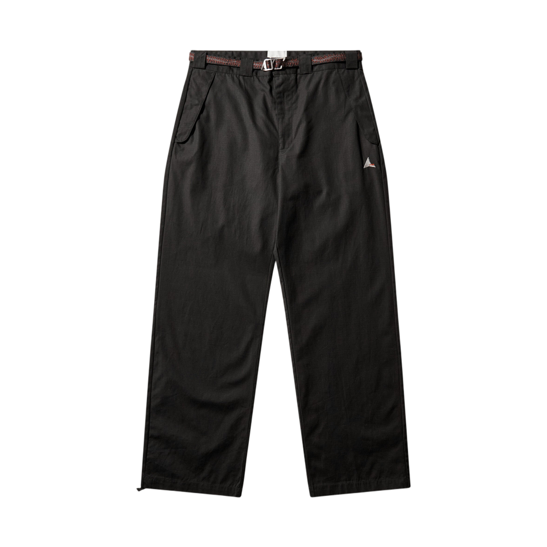 로아 센티페드 버클 치노 팬츠 블랙(ROA Centipede Buckle Chino Pants Black)