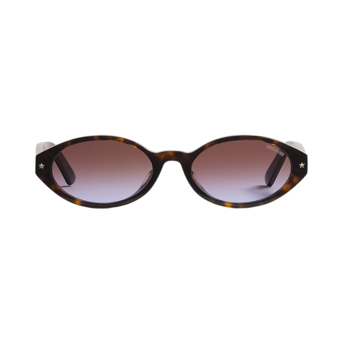 (W) 디올 디올퍼시픽 R1F 선글라스 톨토이즈쉘 이펙트 오발 프레임 브라운((W) Dior Diorpacific R1F Sunglasses Tortoiseshell Effect Oval Frame Brown) - 1