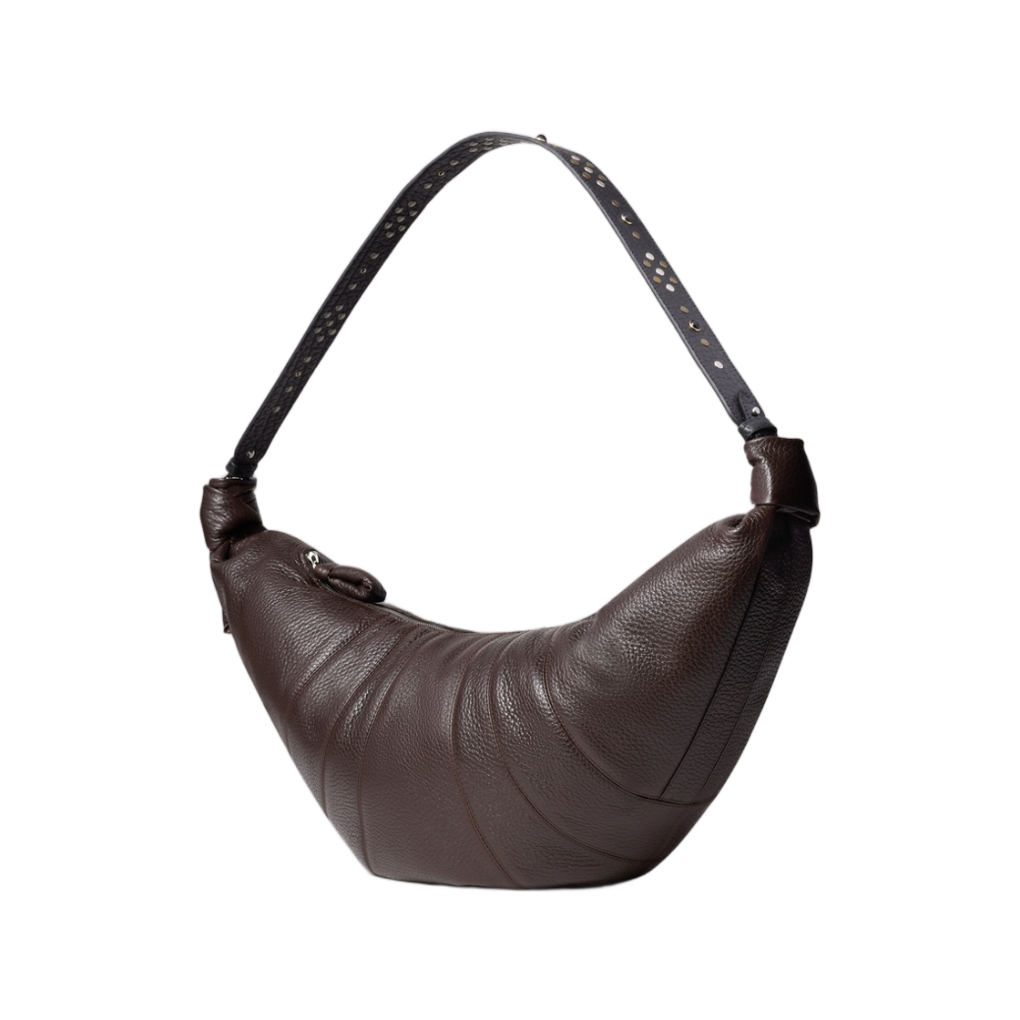 르메르 웨스턴 스터드 라지 크루아상 백 레더 다크 초콜릿(Lemaire Western Studs Large Croissant Bag in Leather Dark Chocolate) - 2