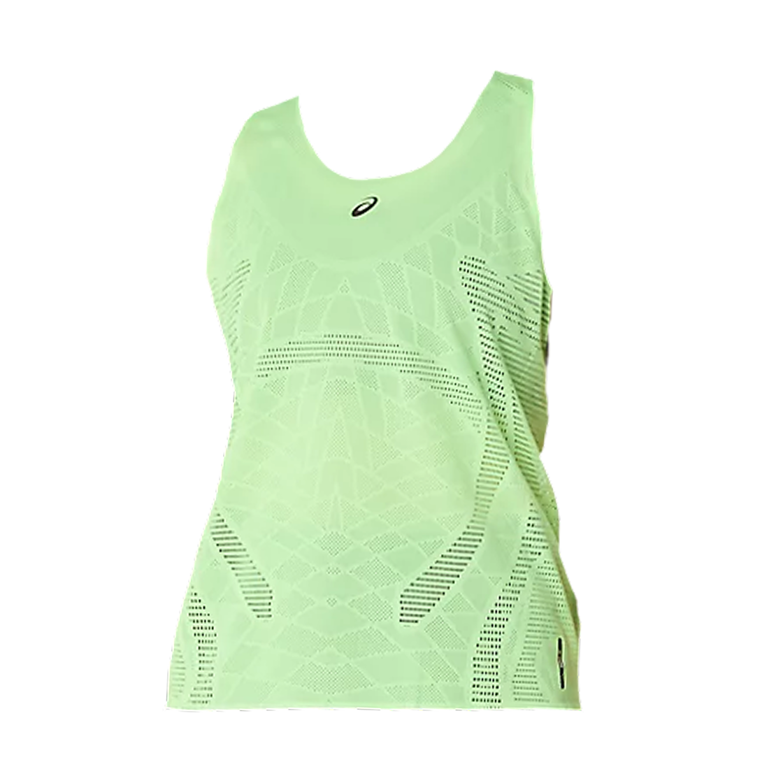 (W) 아식스 메타런 탱크 일루미네이트 그린((W) Asics Metarun Tank Illuminate Green) - 1