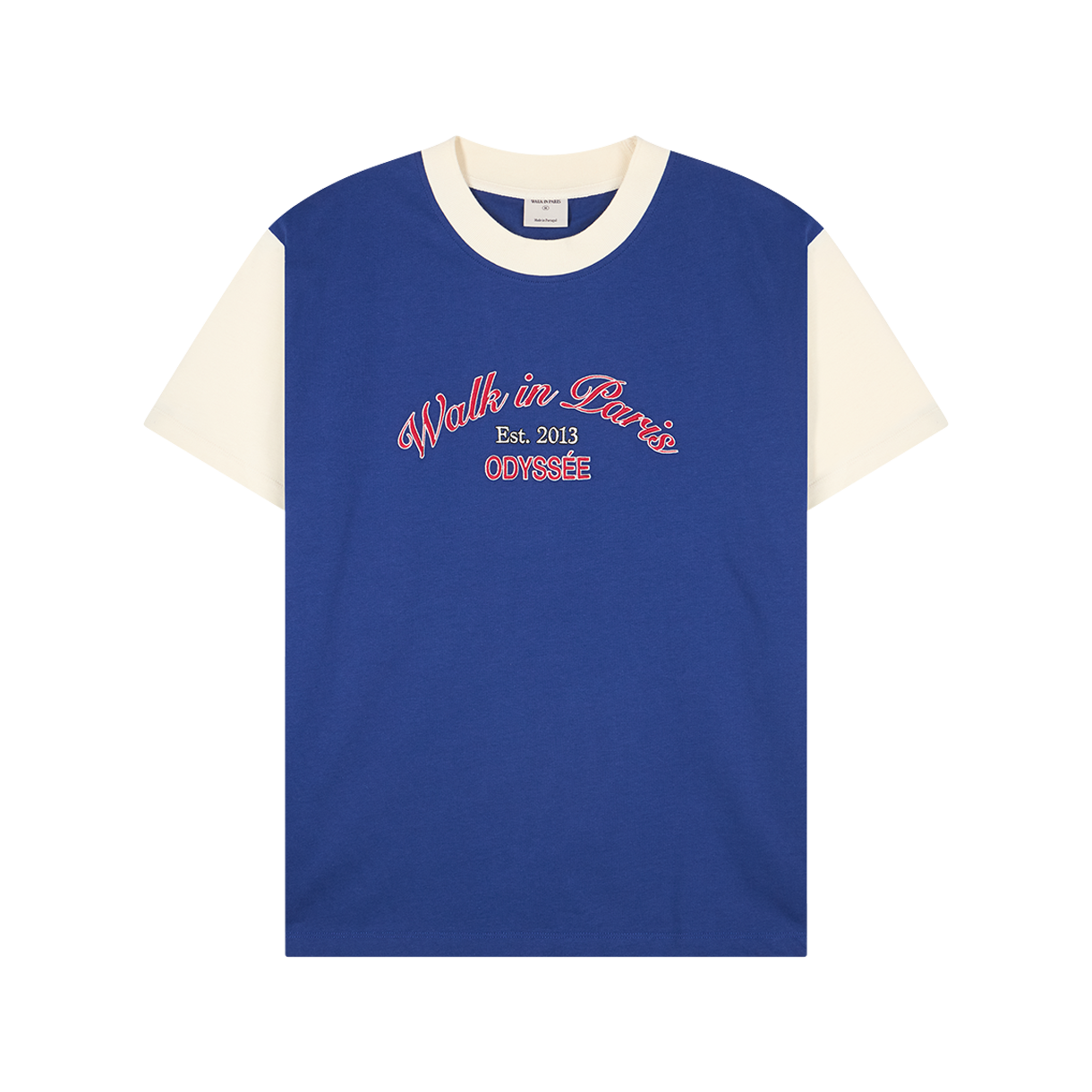 KM6BTSSWP04BL Walk In Paris Odyssée Blue T-Shirt Blue Cotton - 26SS