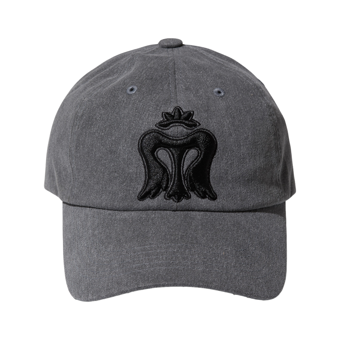 테레루 심플 로고 볼 캡 차콜(TERERU Simple Logo Ball Cap Charcoal)