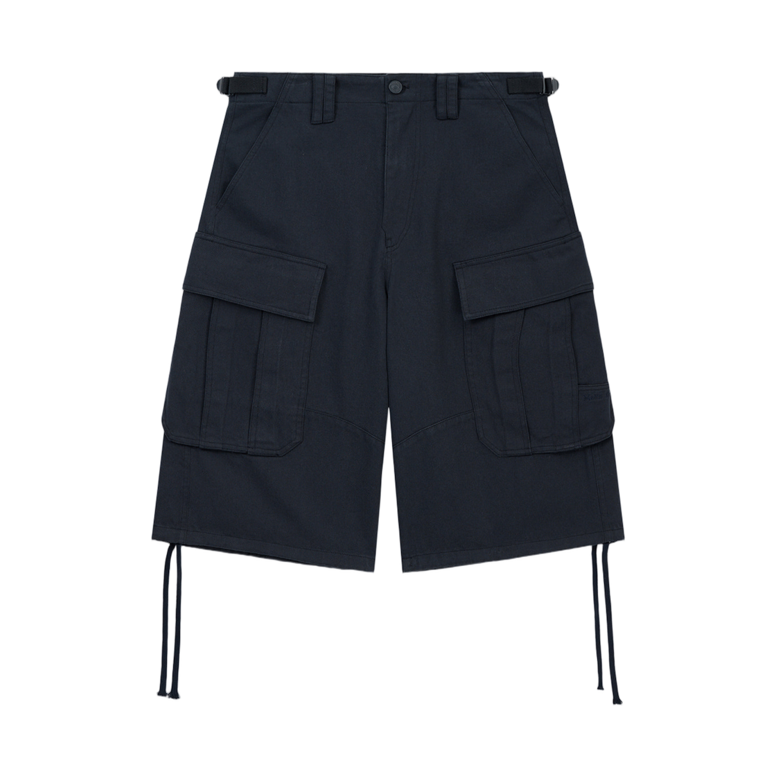 MK2611PT001MNA (W) Matin Kim Utility Cargo Bermuda Pants In Navy