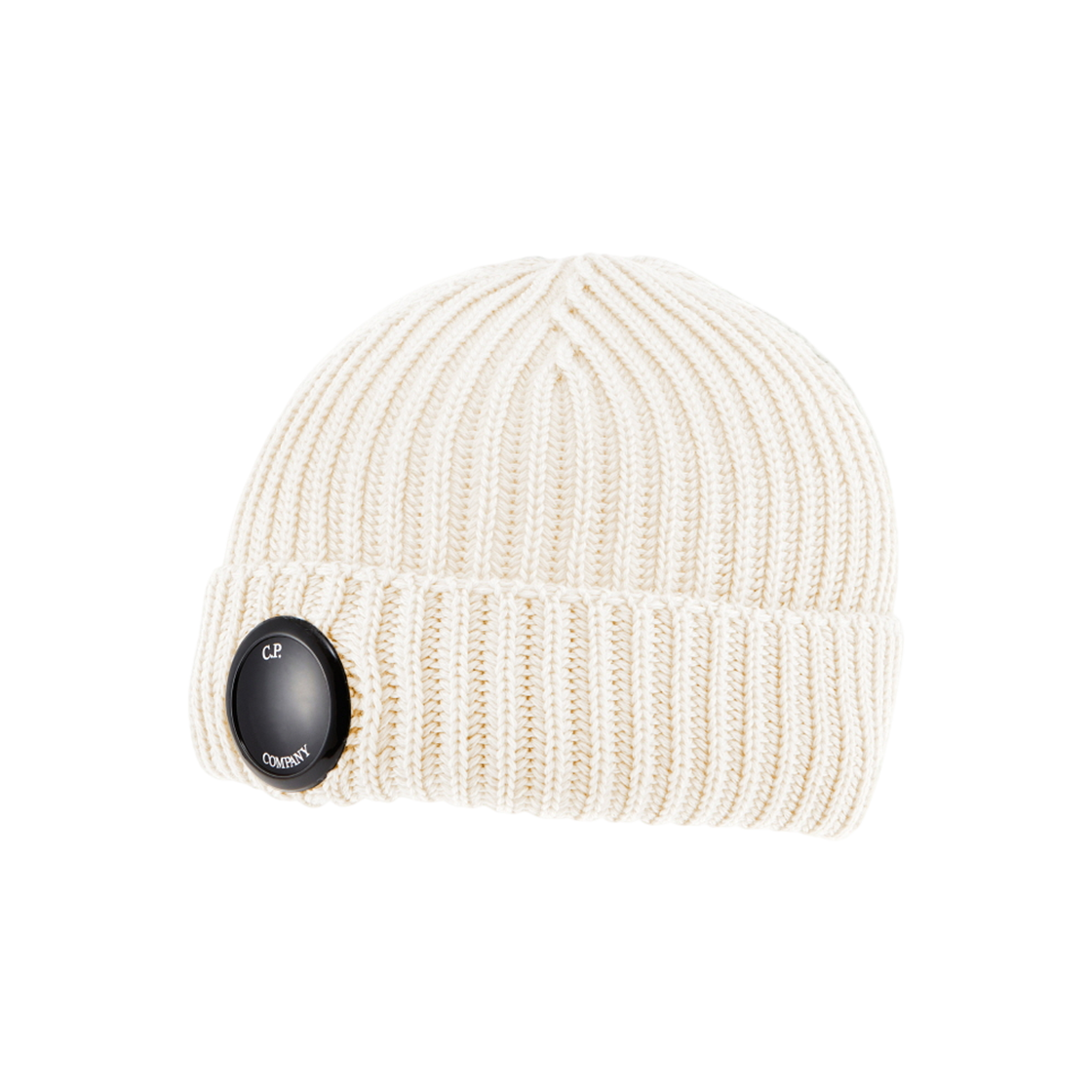 RFCMAC739A 005509A 103 [20% 쿠폰] C.P. Company Extrafine Merino Wool Lens Beanie Gauze White - 25FW