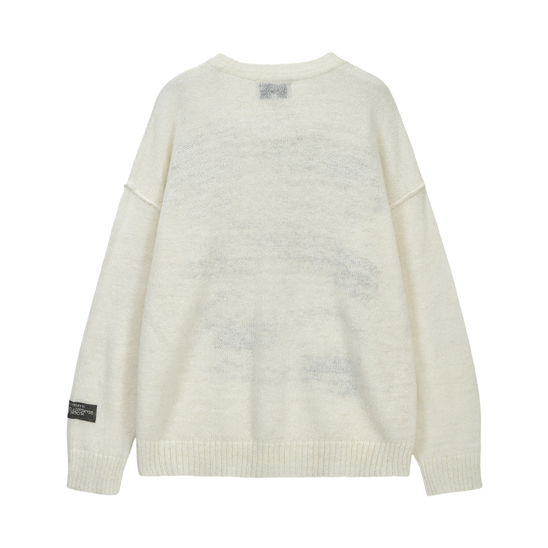 (W) 마뗑킴 그래피티 아트워크 니트 풀오버 아이보리((W) Matin Kim Graffiti Artwork Knit Pullover In Ivory) - 2