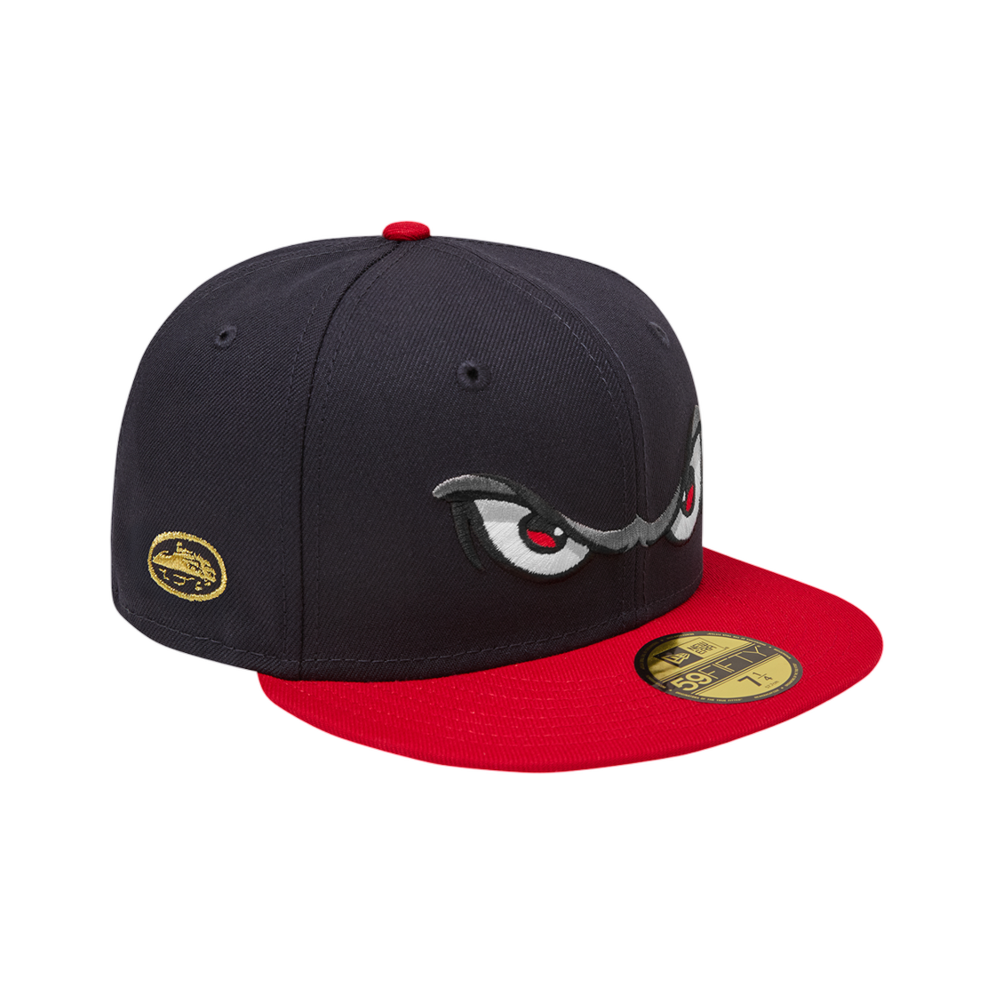 - Corteiz x New Era Storm 59Fifty Fitted Cap Navy Red